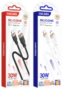 KAKUSIGA 995 SILICONE FAST CHARGING DATA CABLE LIGHTNING-CABLE:SILICON FAST LIGHTNING CABLE