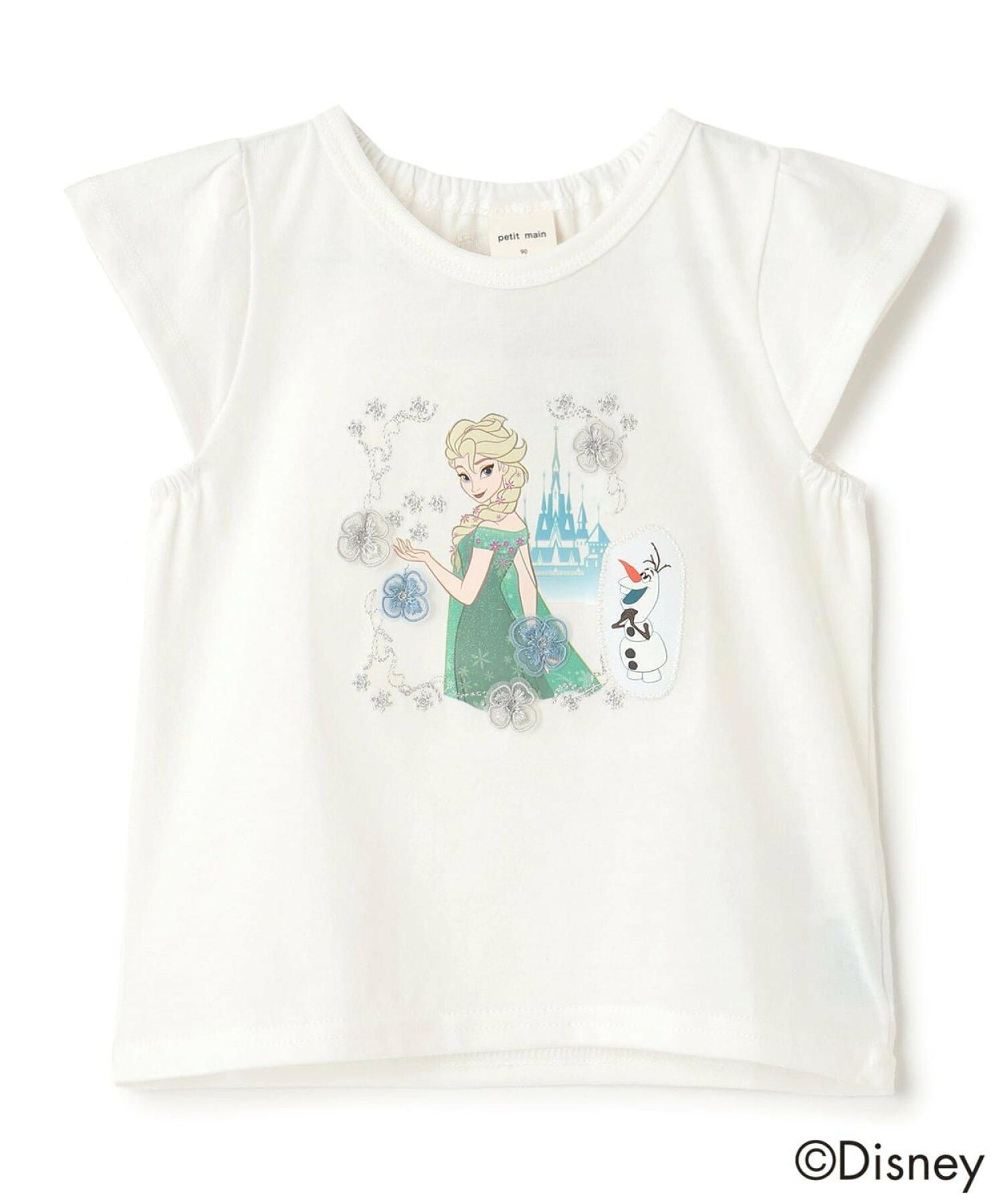 🆕【⭐訂購⭐】🌀🇯🇵 日本直送🇯🇵 #DisneyPrincess 立體花朵 貼花 刺繡 荷葉邊 短袖tee［5款選］🌀 [ELEA-0205][260623]
