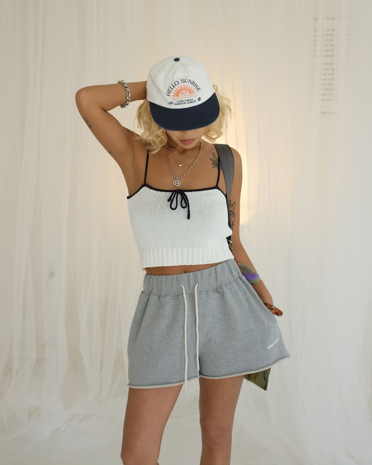 東大門女裝| Knit vest(white)