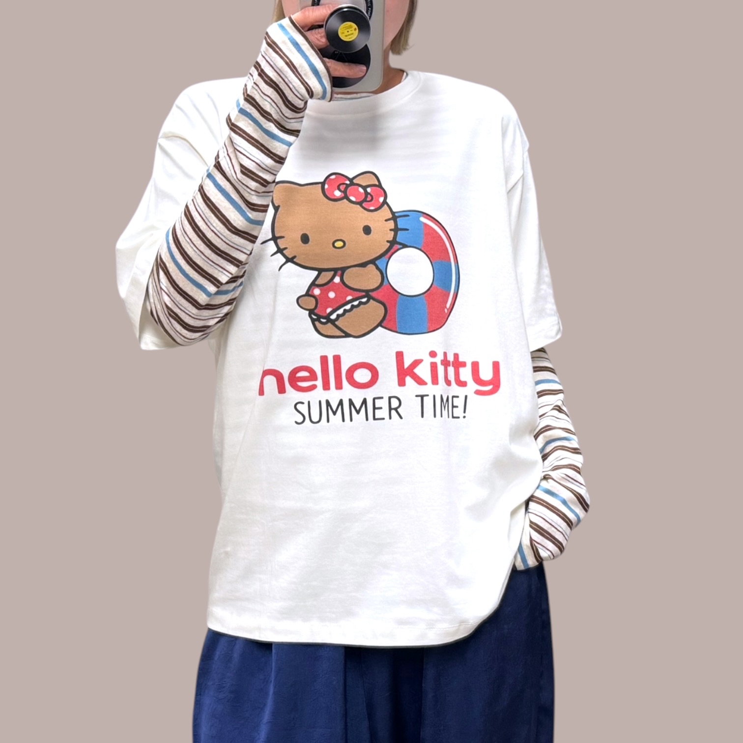 221547 曬燶Kitty水泡Tee