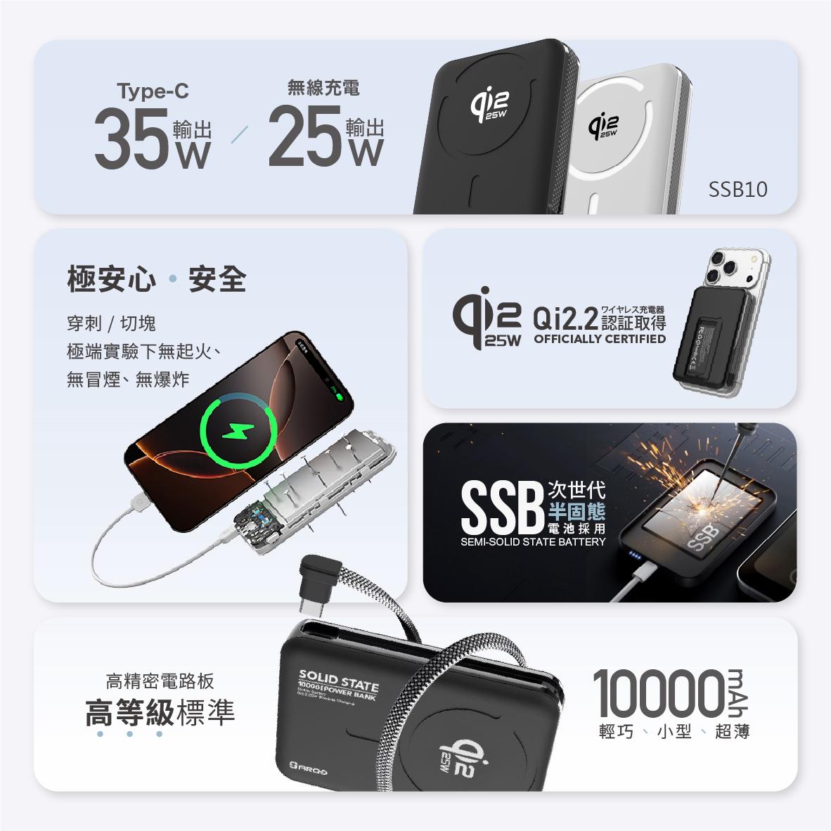 ARGO新款SSB10 Qi2.2 35w Power bank