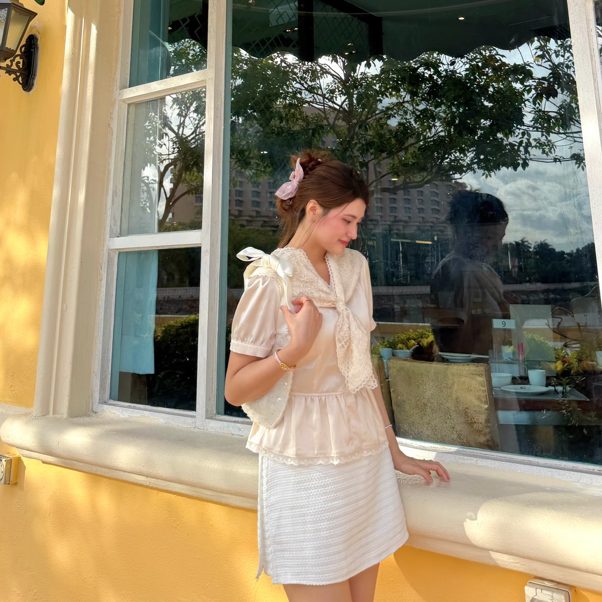 #HANNA-made# Sirena Sailor Blouse