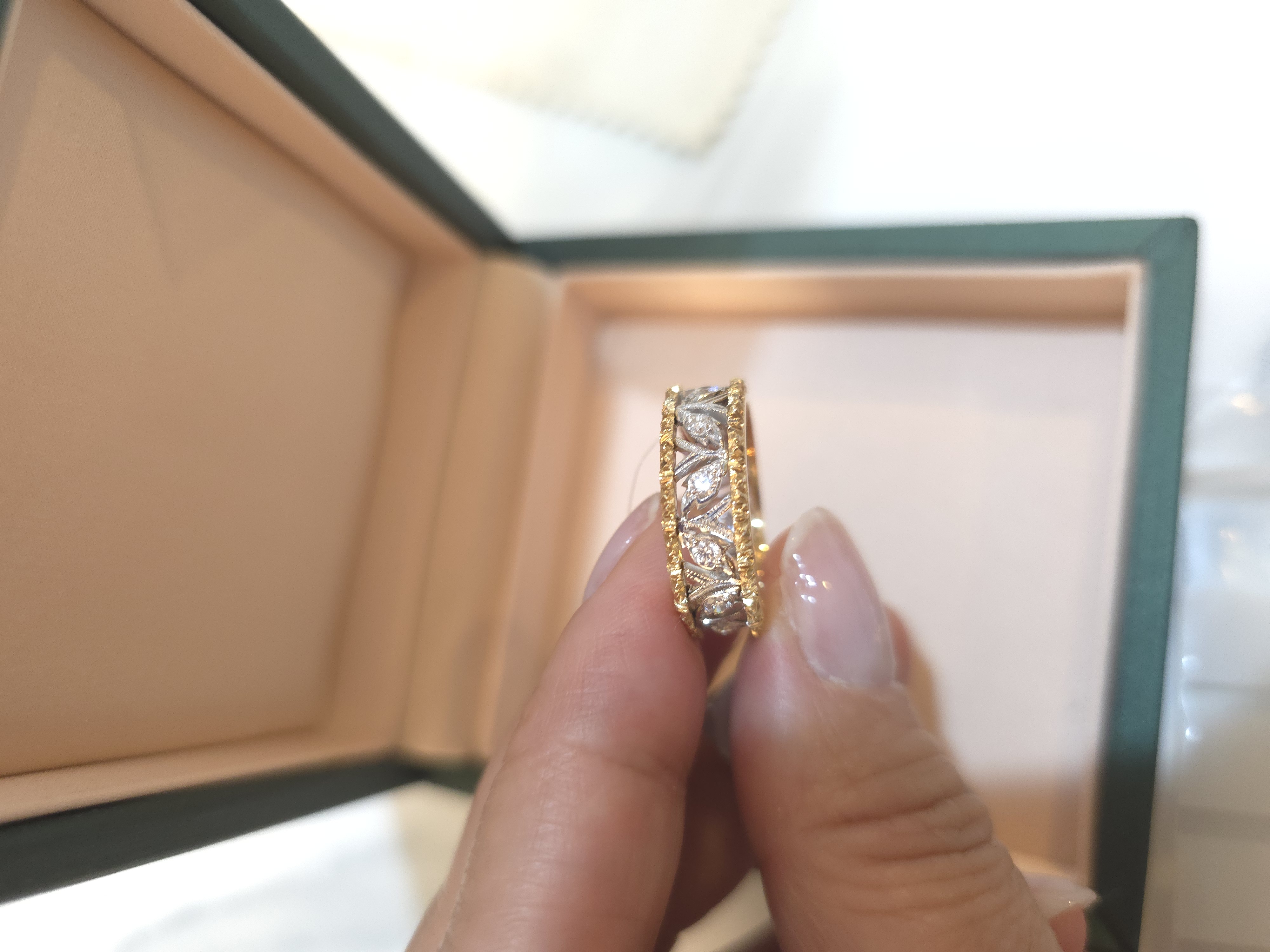 18K培育鑽石戒指 D0.422/12 G5.716 S15