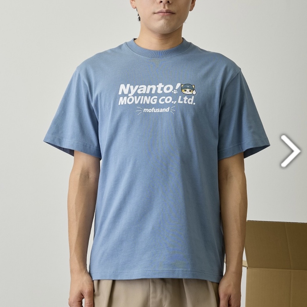 Mofusand 鯊魚貓 tee｜預訂