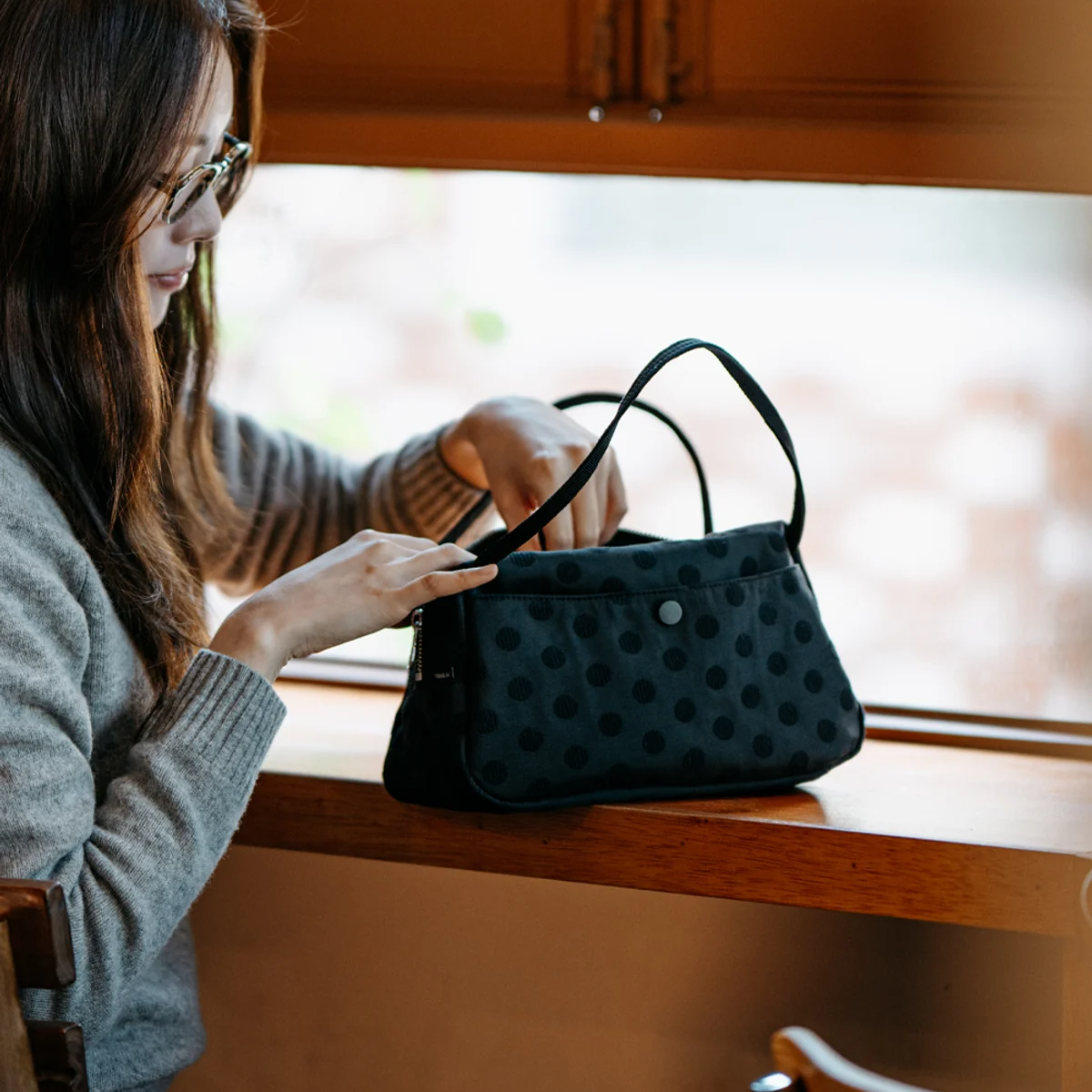 [ithinkso] TIDY MINI BOSTON TOTE (4色)