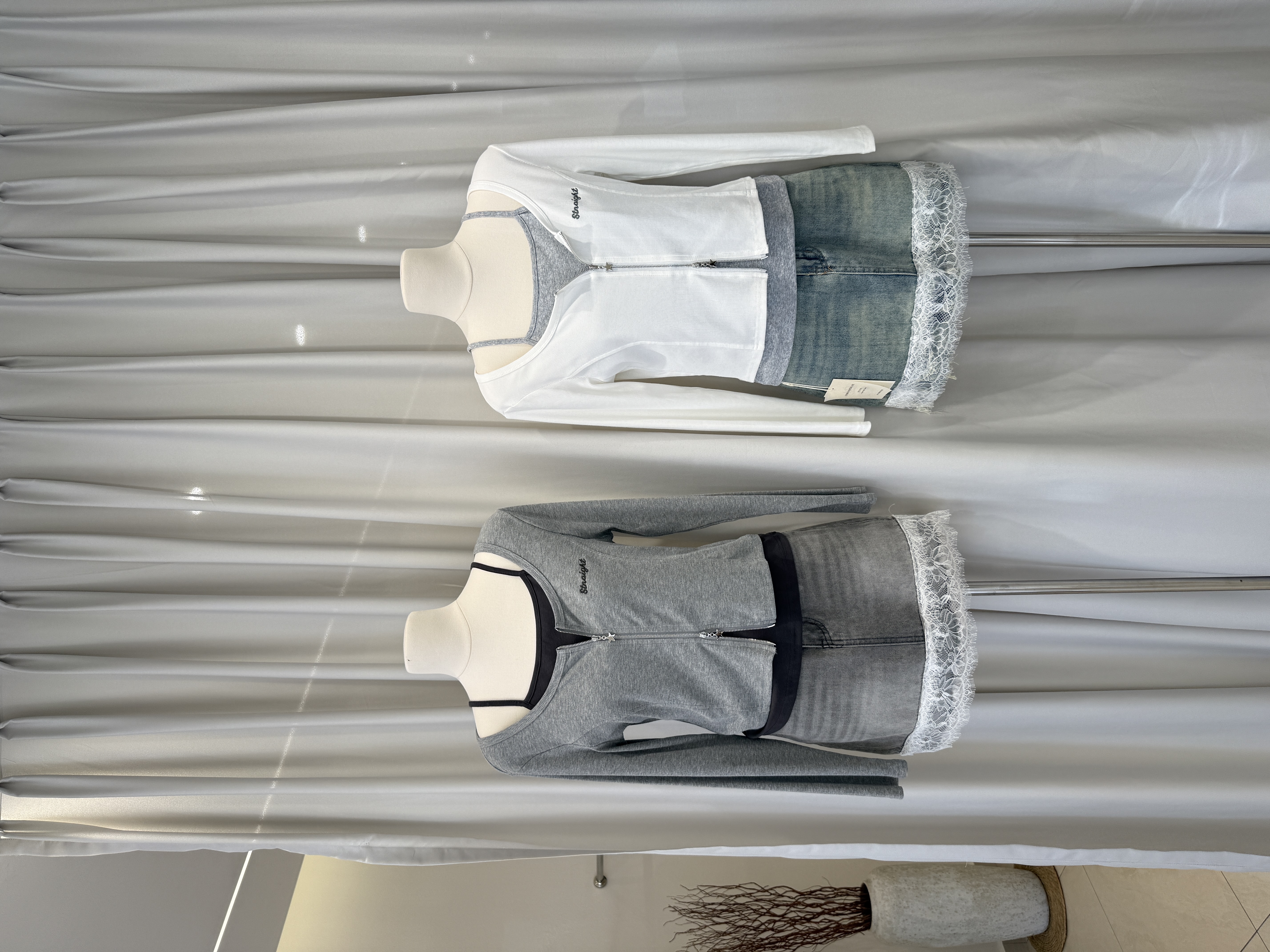 6285 个性风假两件长袖