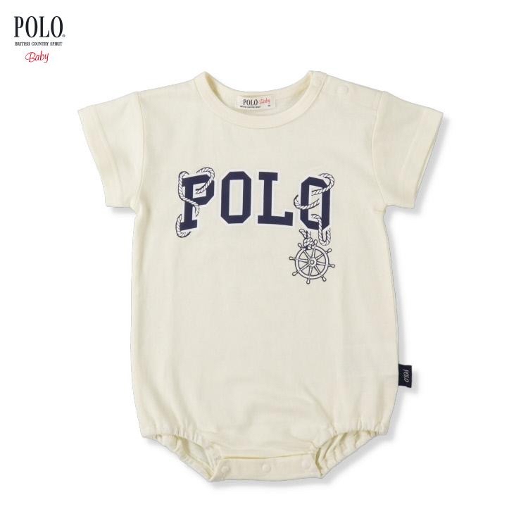 🇯🇵限量預訂 日本直送🇯🇵Polo Baby三色海洋風標誌印花短袖包屁衣