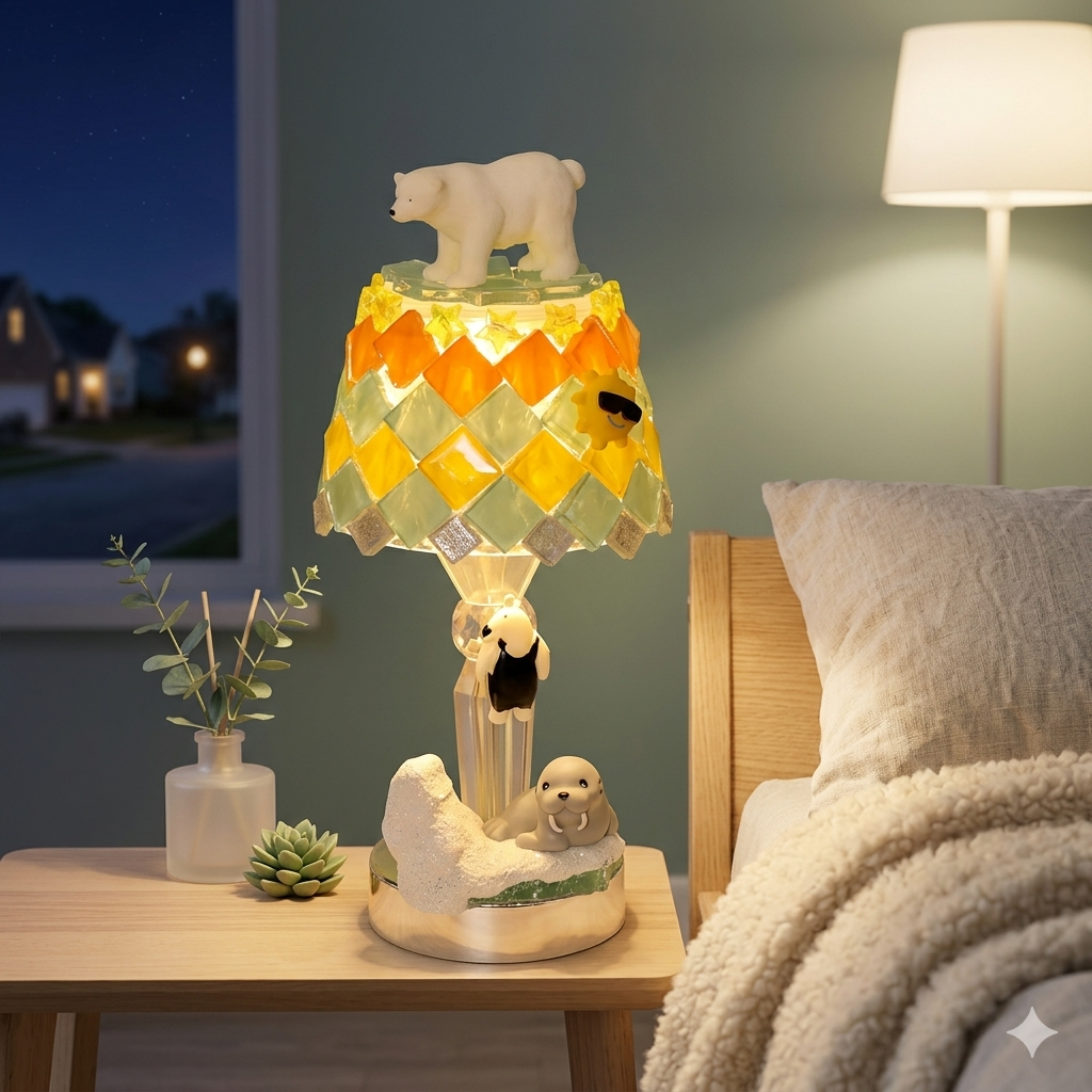 DIY手工馬賽克小台燈材料包 ｜ 可提供外展教學💡