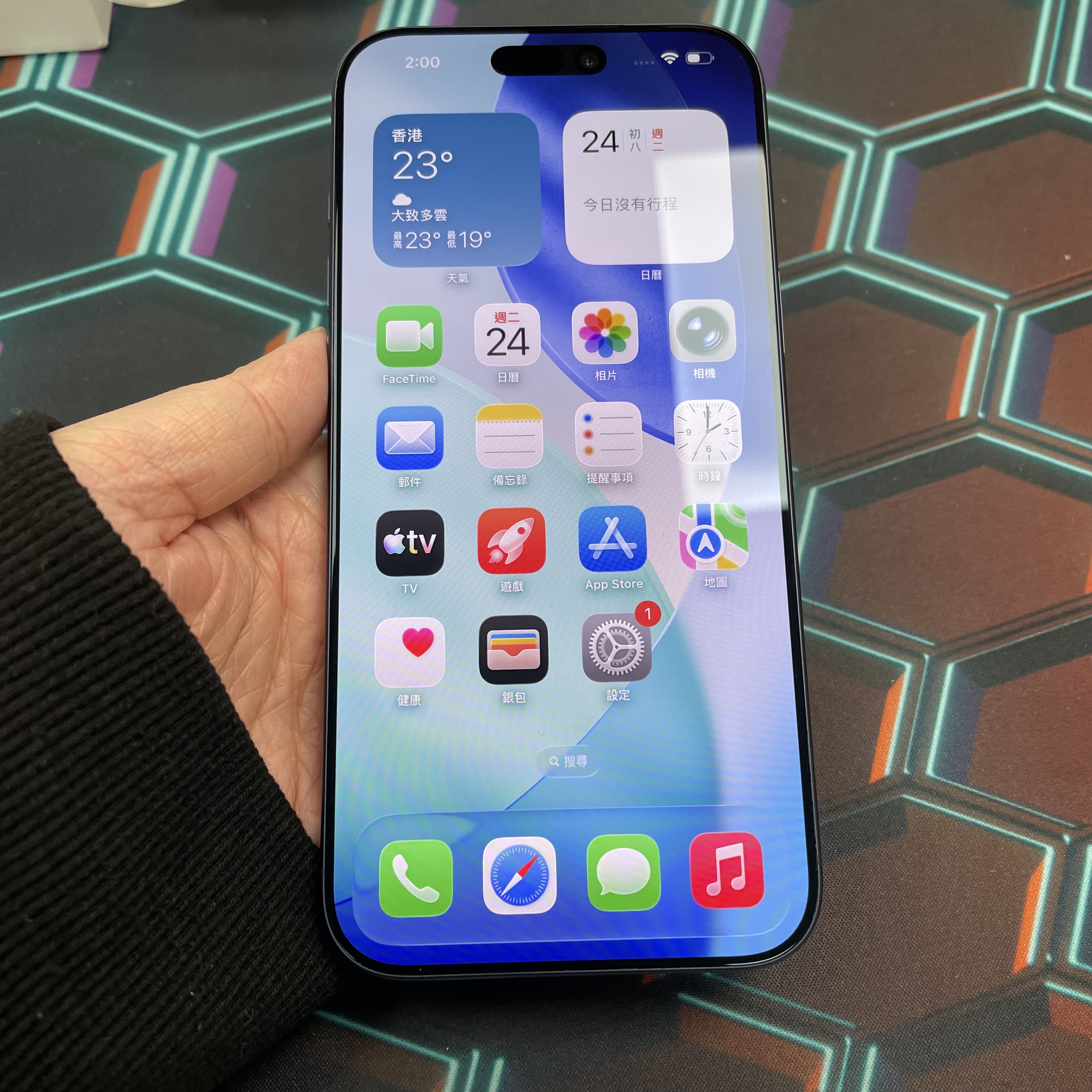 *5989 17 Promax 完美機 256GB 電100 藍色 blue