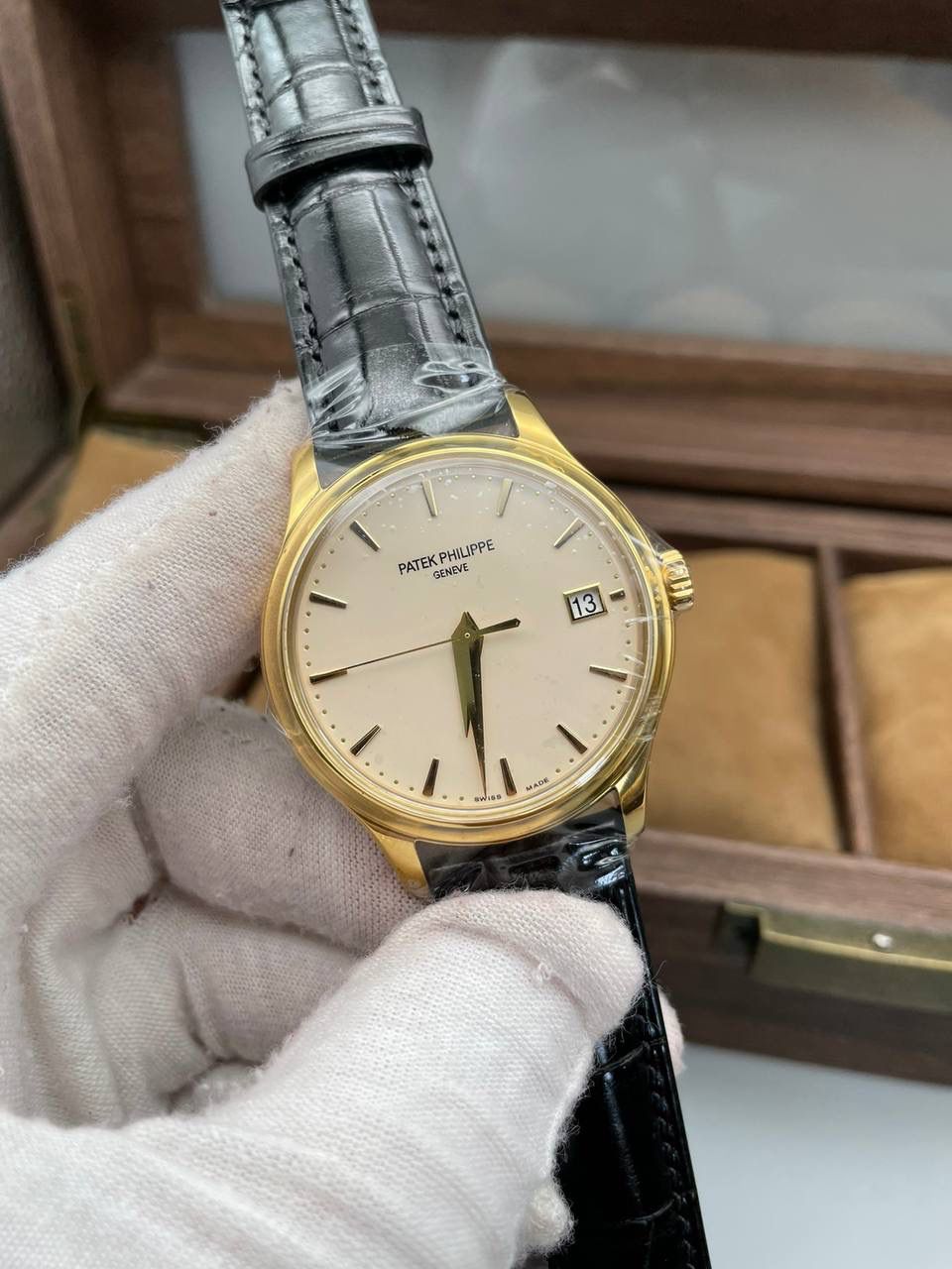 ⚜️百达翡丽 5227黄金 将官底翻盖324一体机芯😎