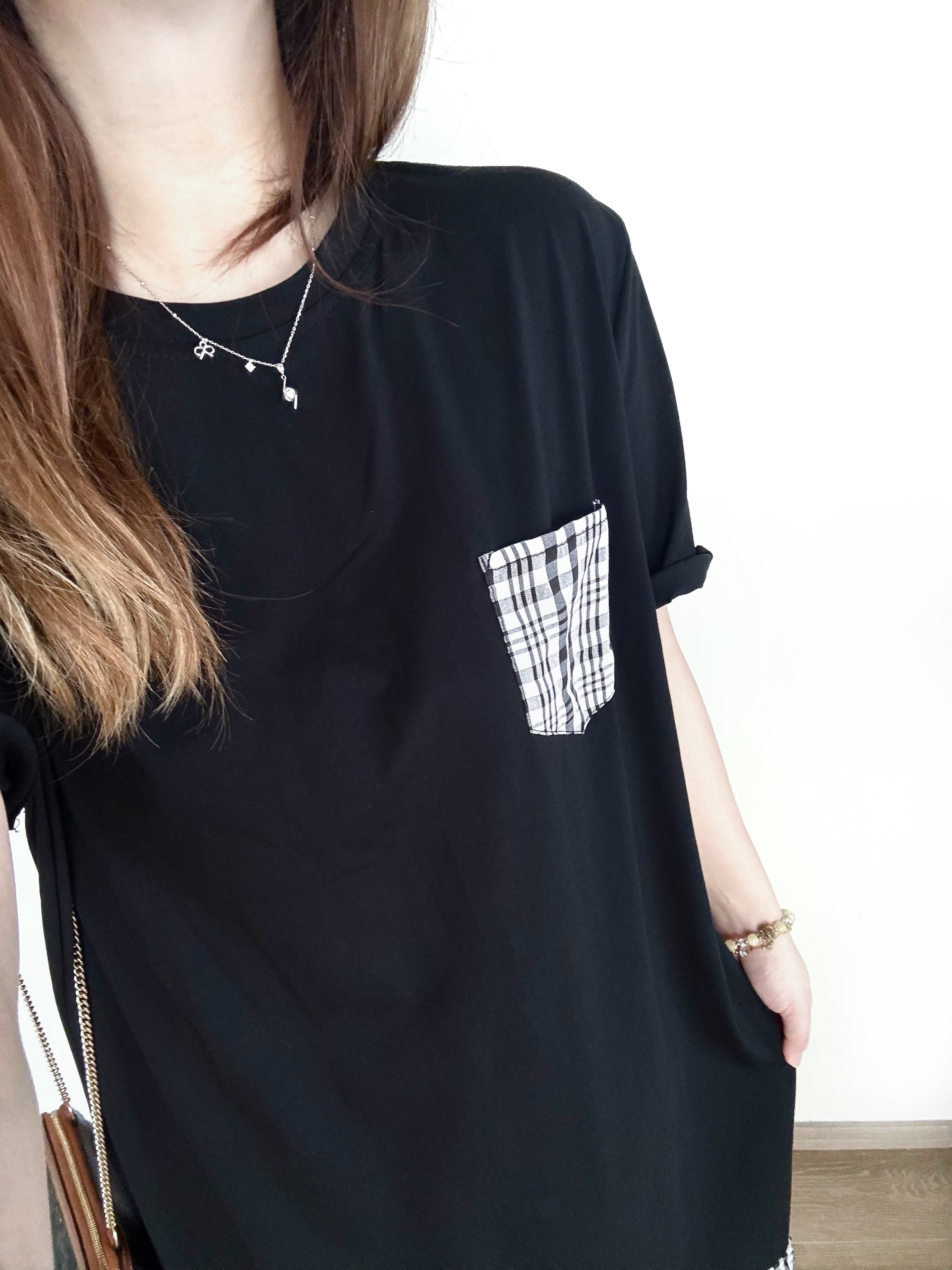 🌼初春優惠🍀 顯瘦格仔拼接Ops