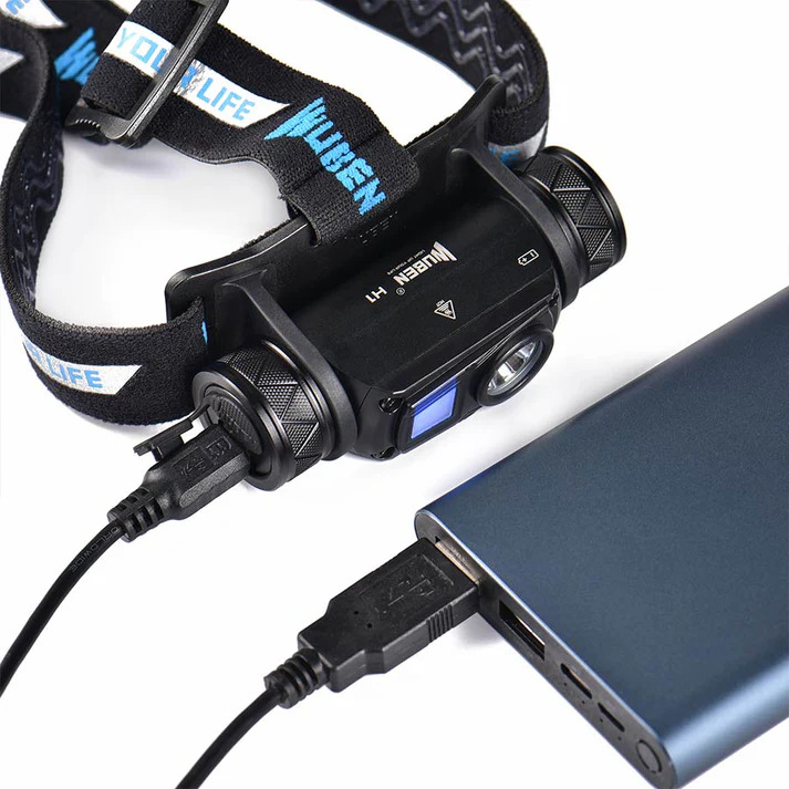 WUBEN H1 1200流明最亮可充電戶外健行頭燈