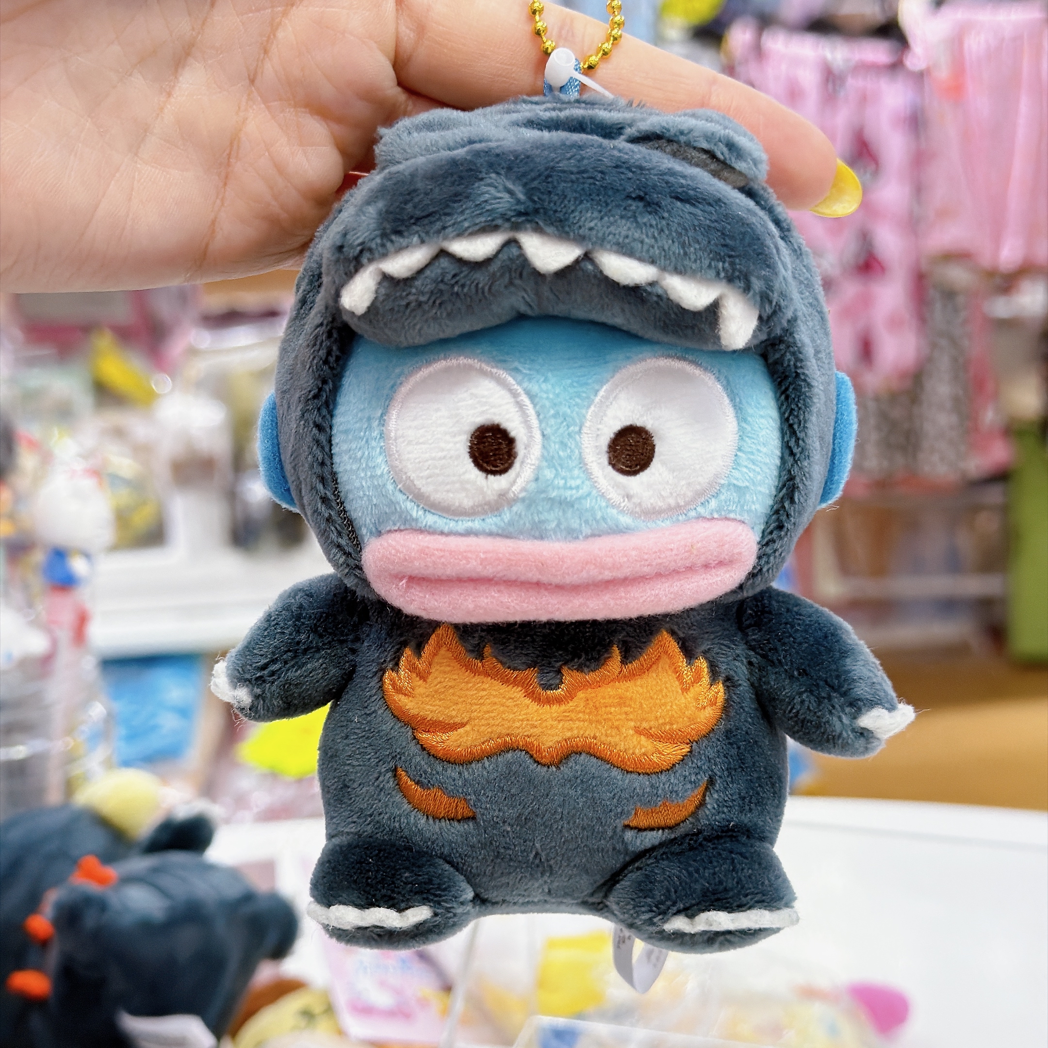 日本直送超人氣哥斯拉 Sanrio 合作系列公仔掛飾