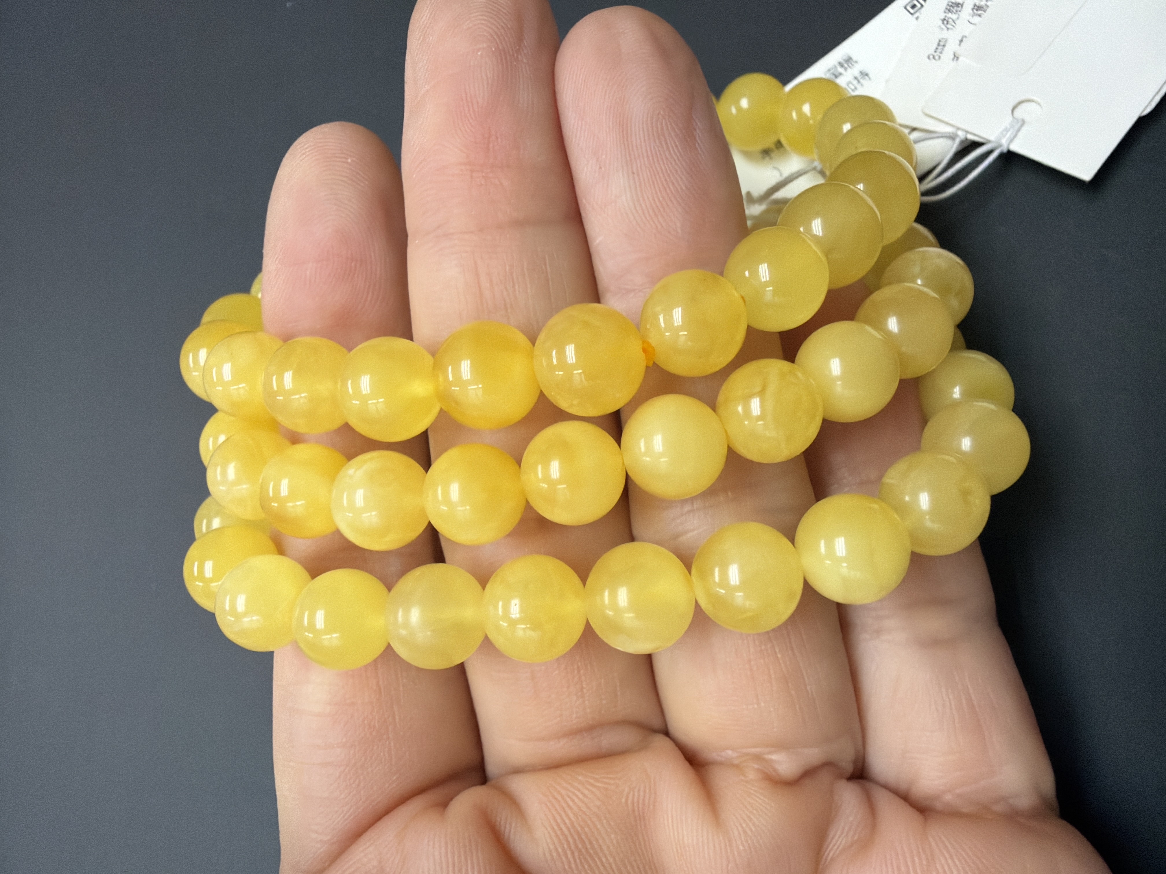 8mm 波羅的海蜜蠟手串（都穆法王+護法殿加持）