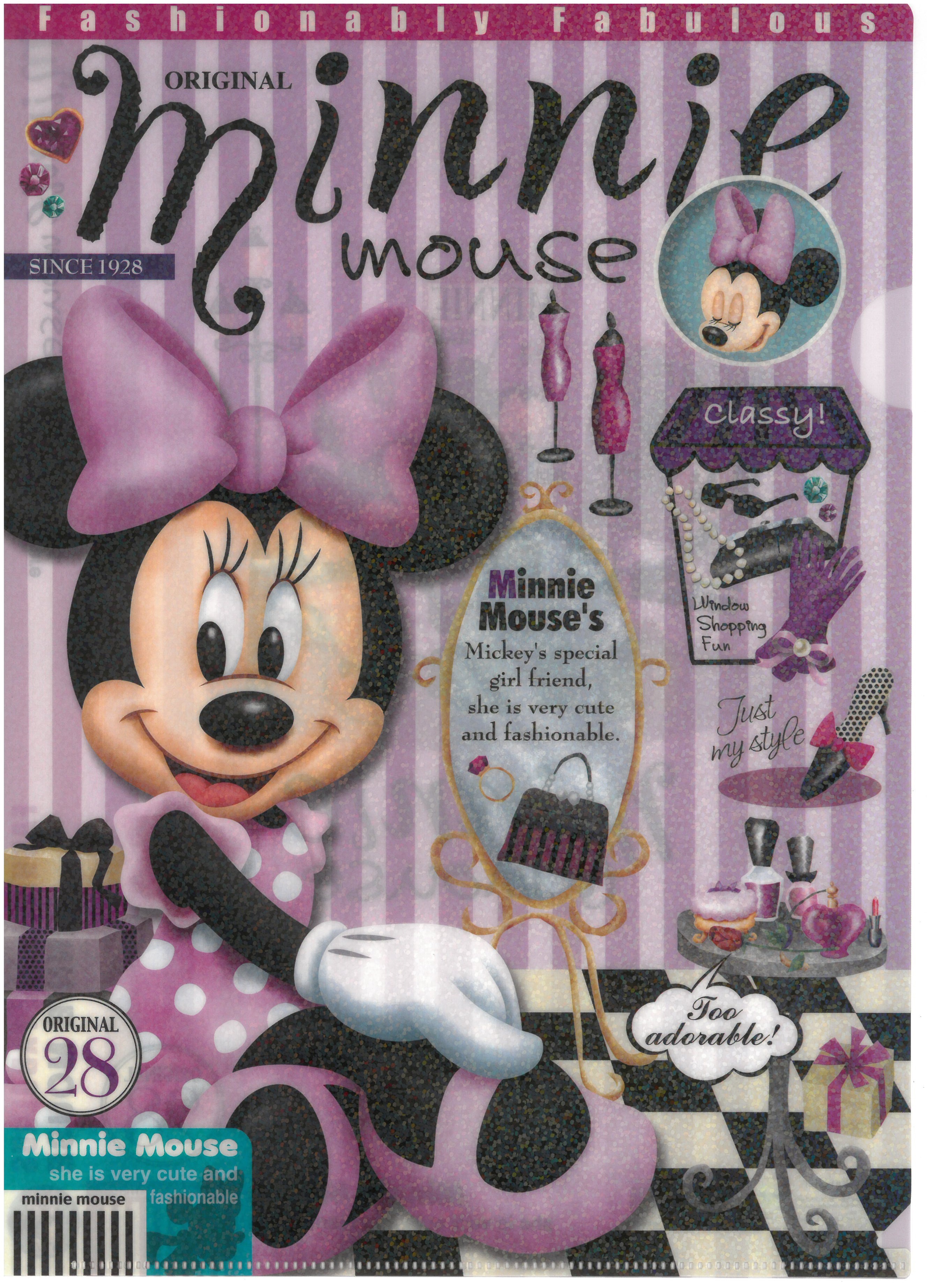 Minnie Mouse A4單入文件夾 CF9 (2141-191/1)