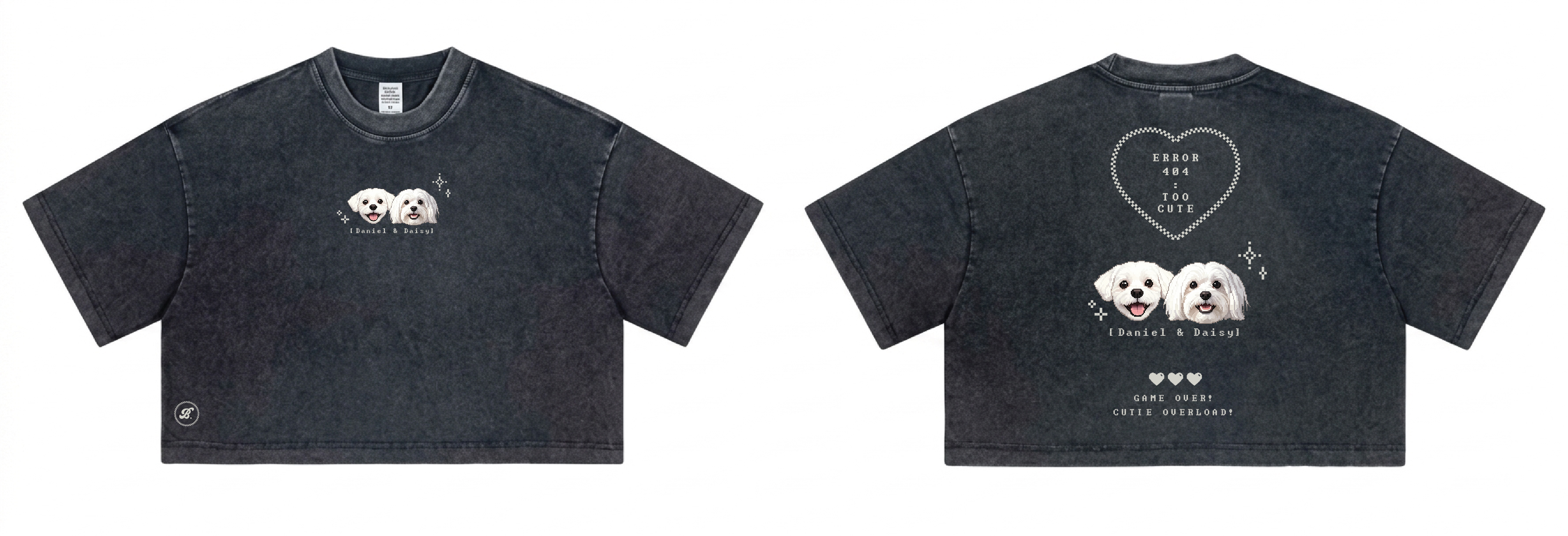 【寵物客製】女裝Crop Tee