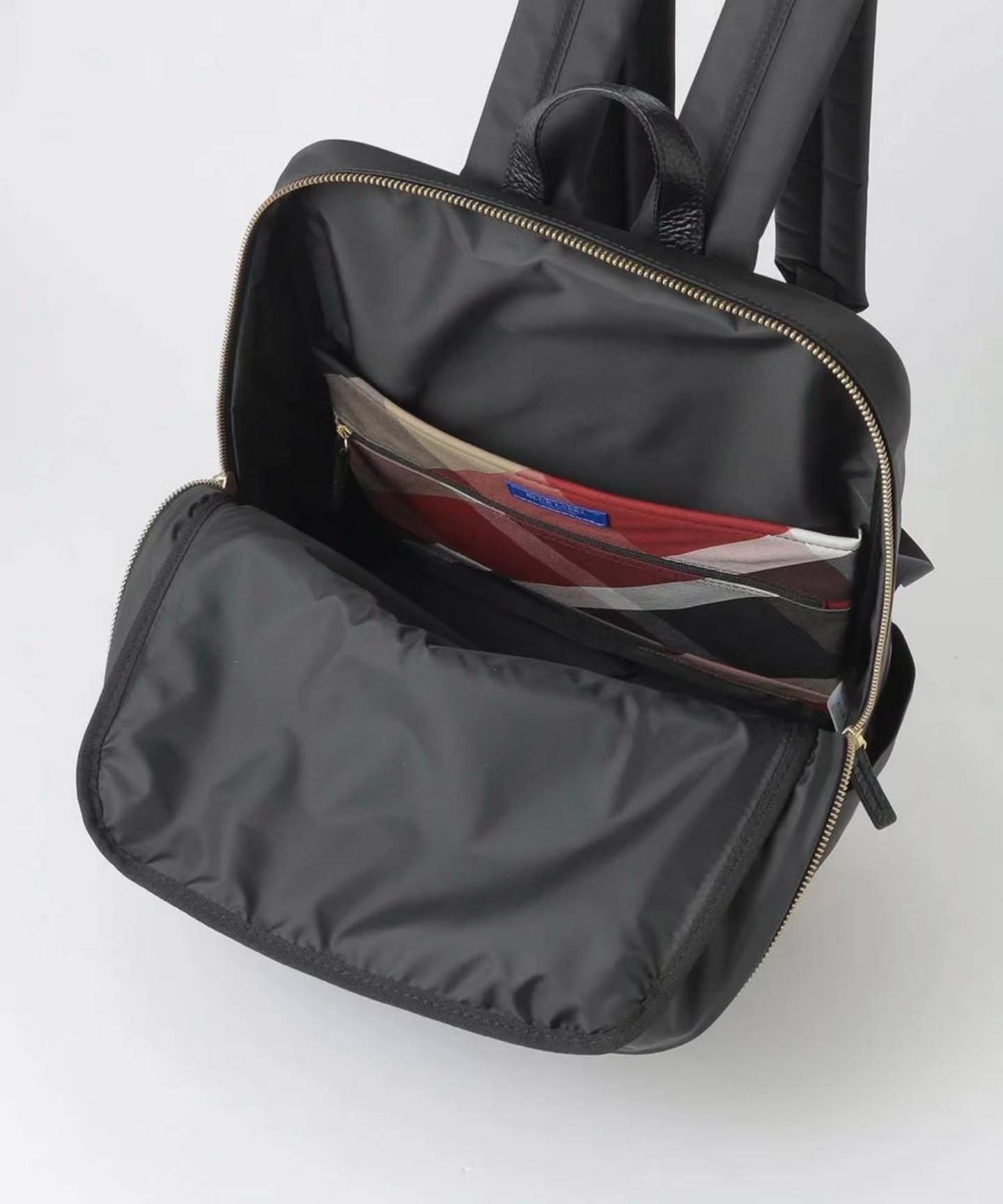 🇯🇵Blue Label经典格纹拼接尼龙双肩包