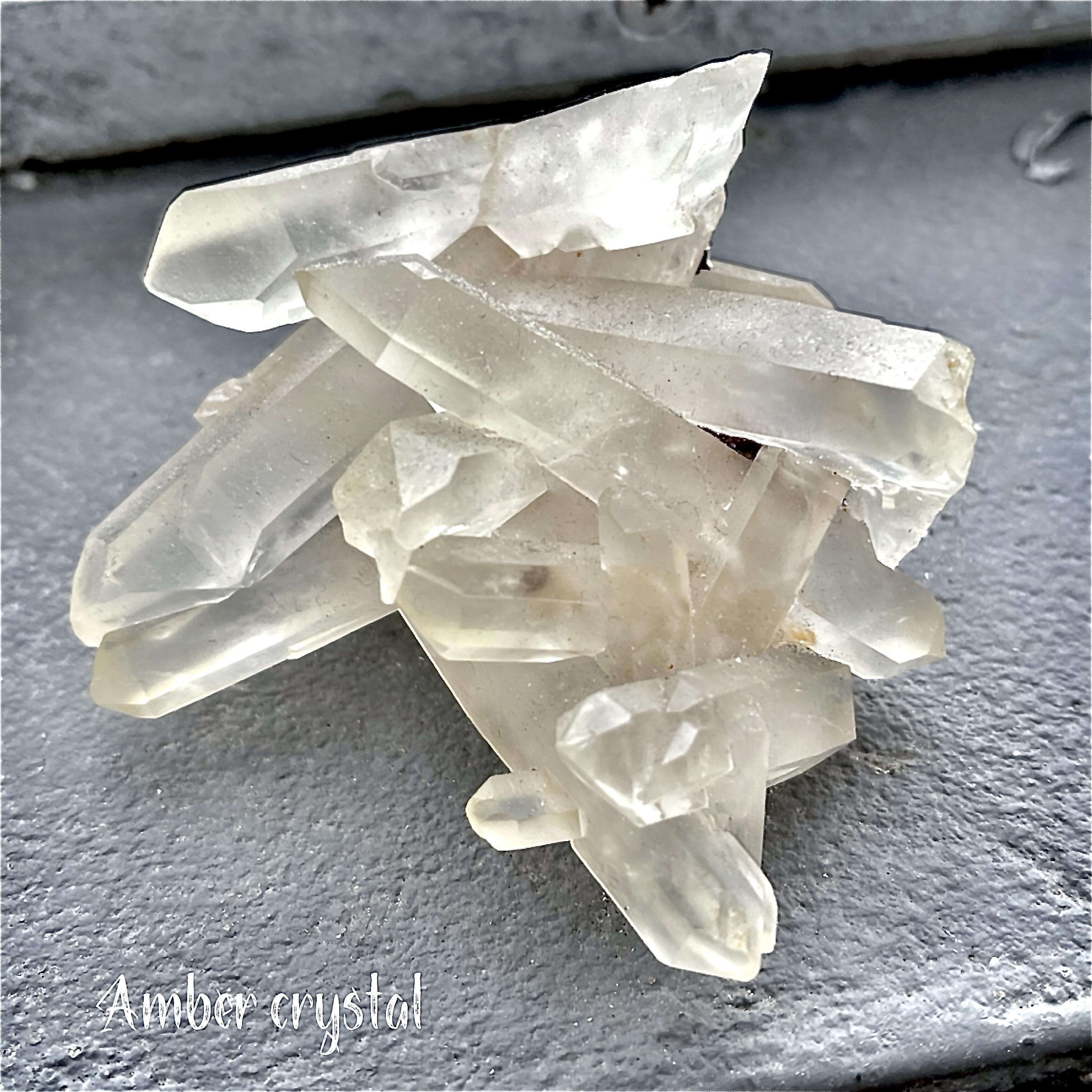 白水晶原石晶簇White Quartz Crystal Cluster