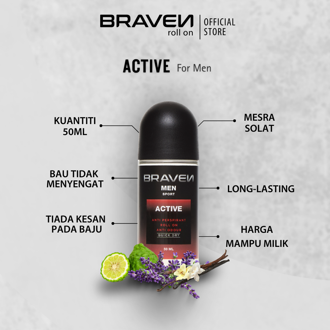 Braven Deodorant - Active 50ml