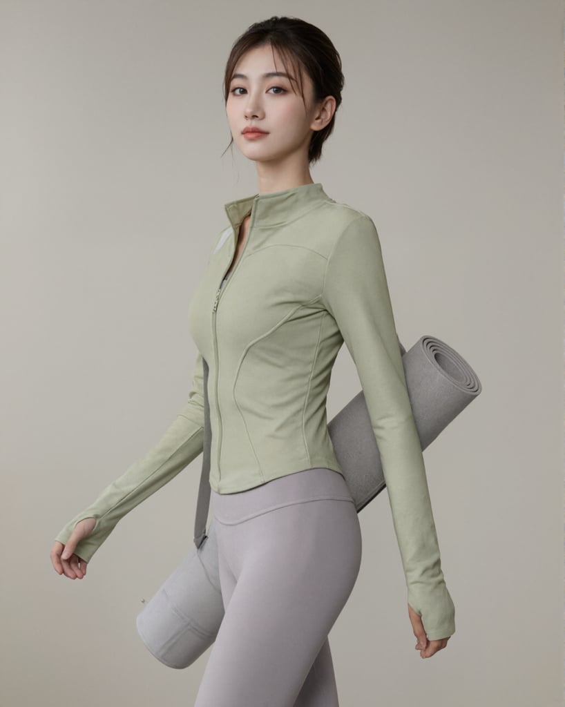 收腰顯瘦速乾瑜伽外套