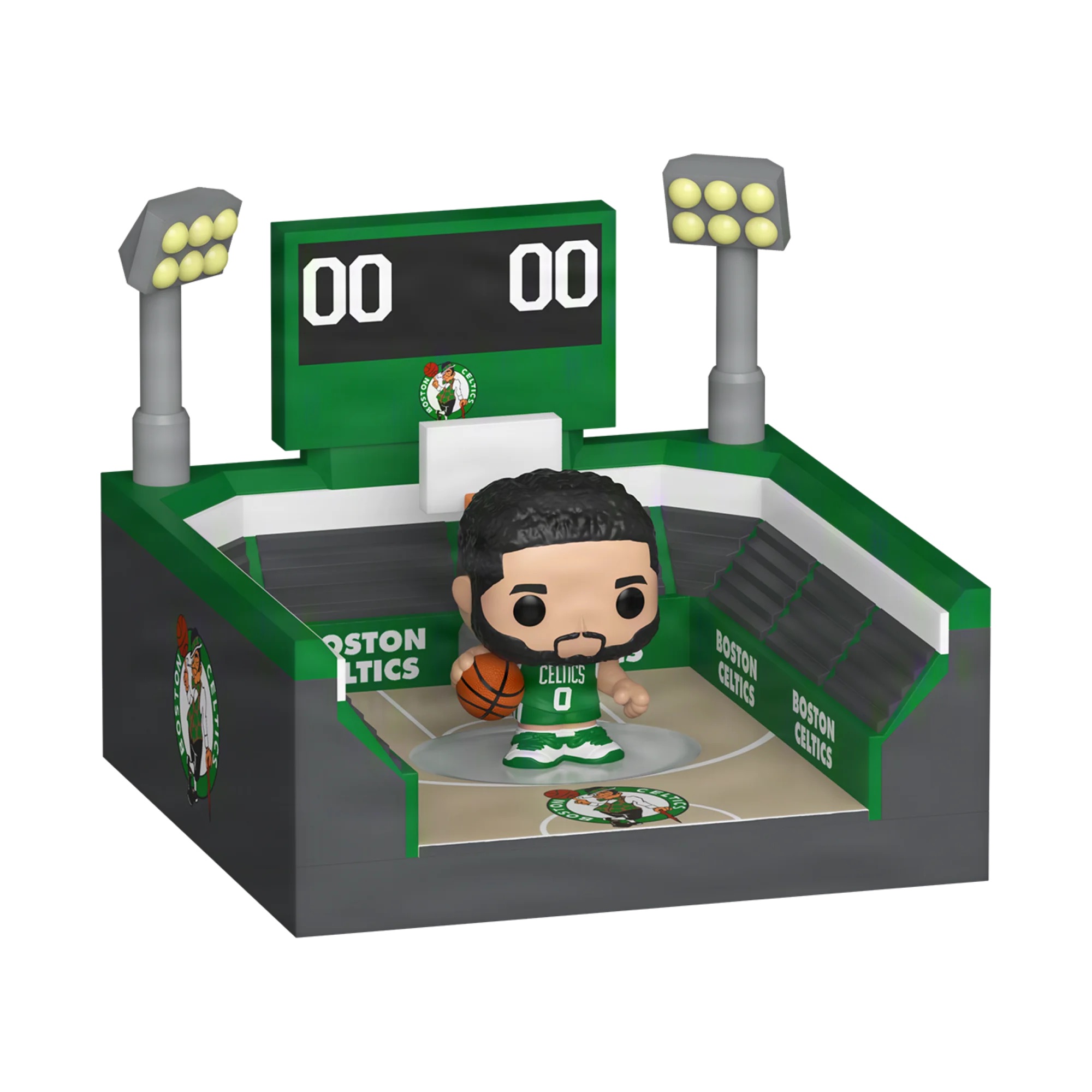 📦訂購 美國代購 Bitty POP! Town: NBA Arena- Celtics with Jayson Tatum Figure 模型