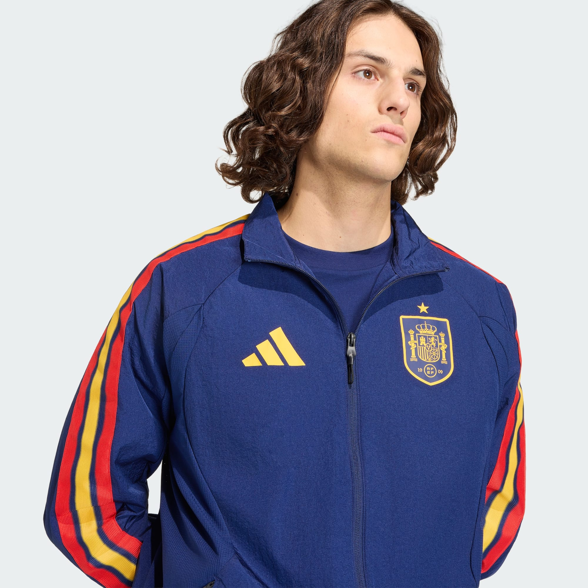狂熱紅色風暴 Adidas Spain 西班牙 2026-27 主場出場外套 JZ2253