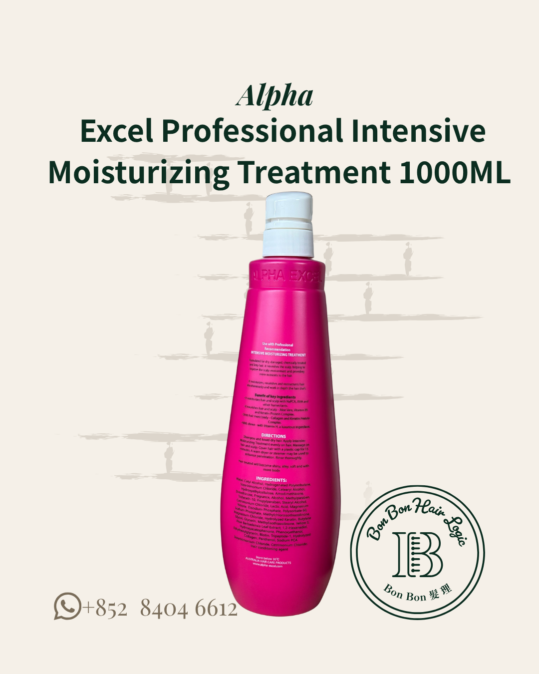 Alpha Excel Professional Intensive Moisturizing Treatment 1000ML