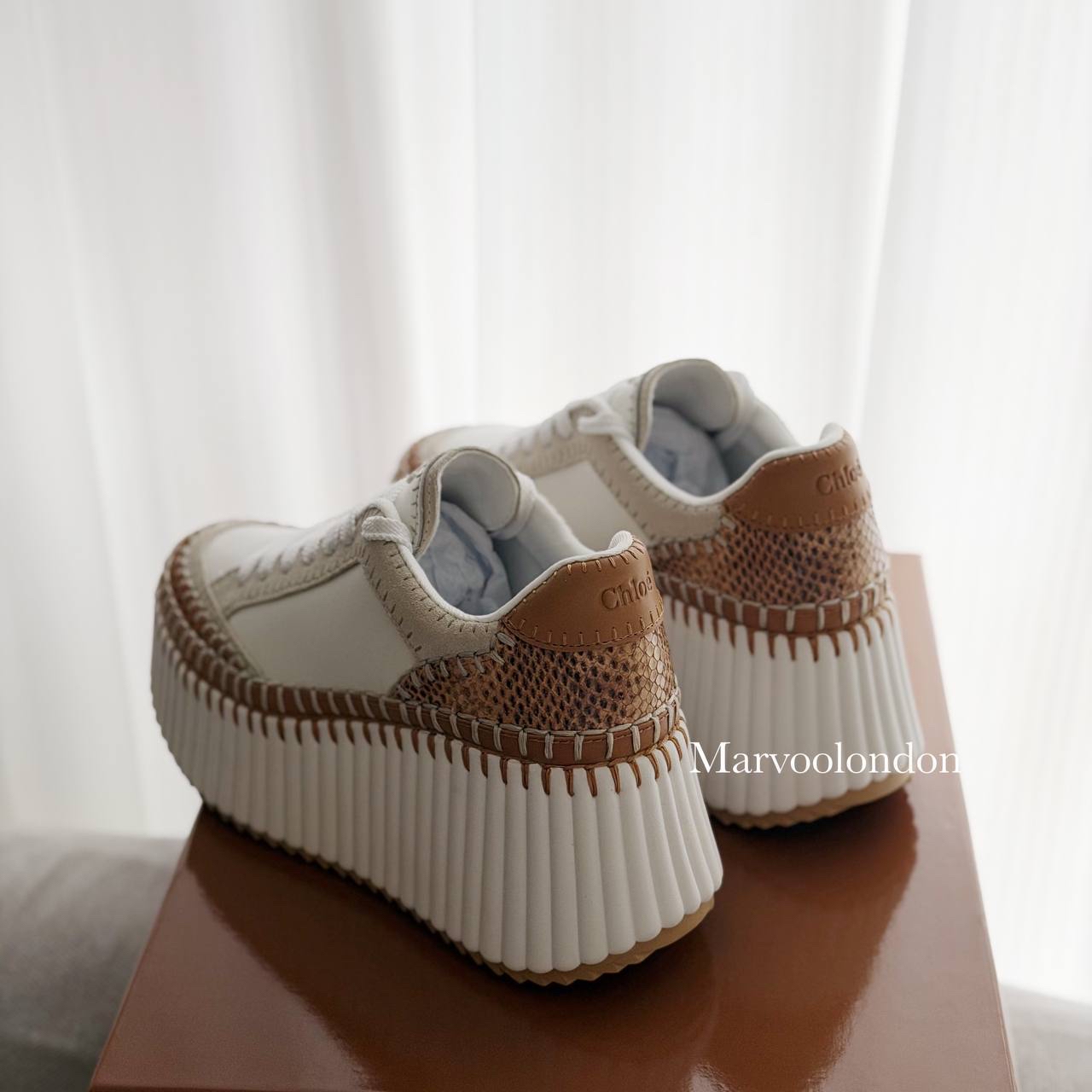 限時優惠✨Chloe 8cm 厚底Nama sneaker  訂貨🍒🔖Size 38/39/40 only  立即增高顯腳長✨