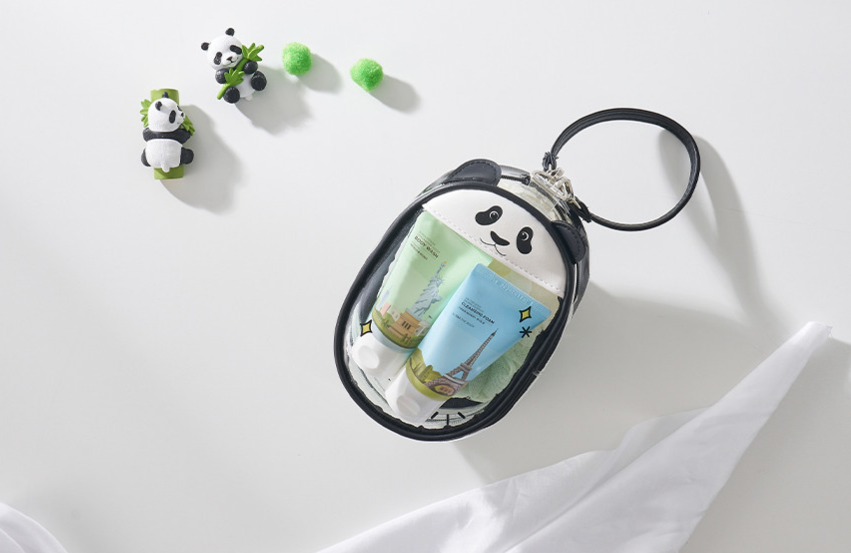 📦訂購 韓國代購 愛寶樂園 Everland Bao Family 寶家族 透明小物袋