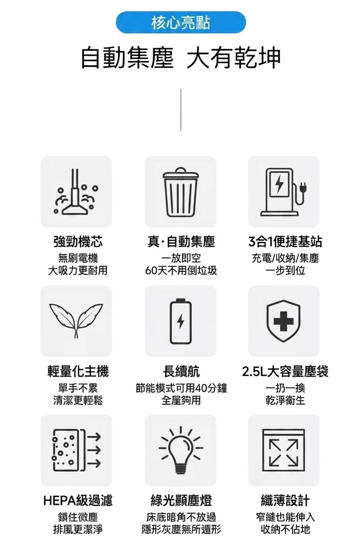  大宇  DAEWOO AUTO-CLEAN 自動清潔基站吸塵機 香港三腳插頭 (預購產品)