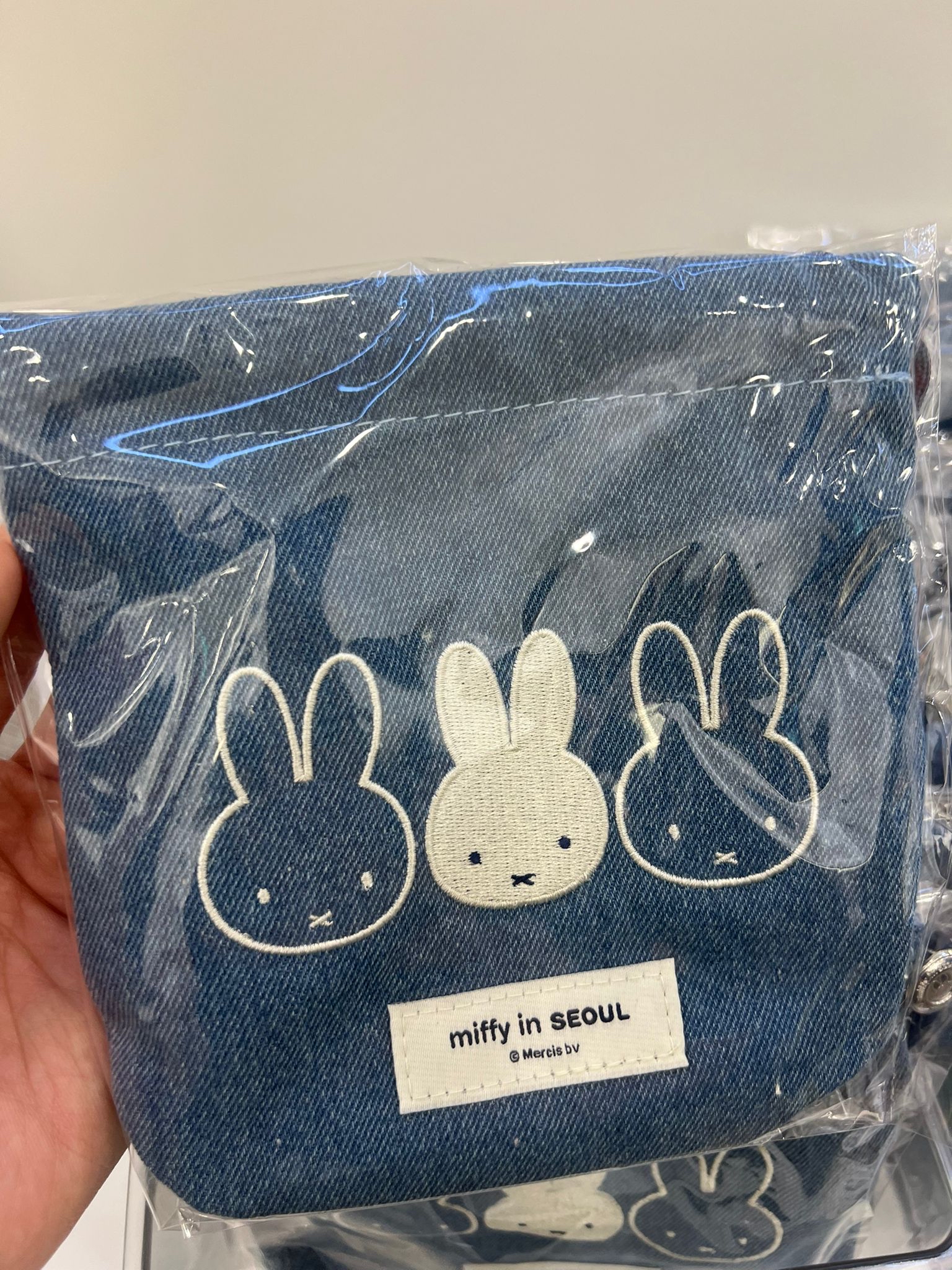 牛仔Miffy索繩袋