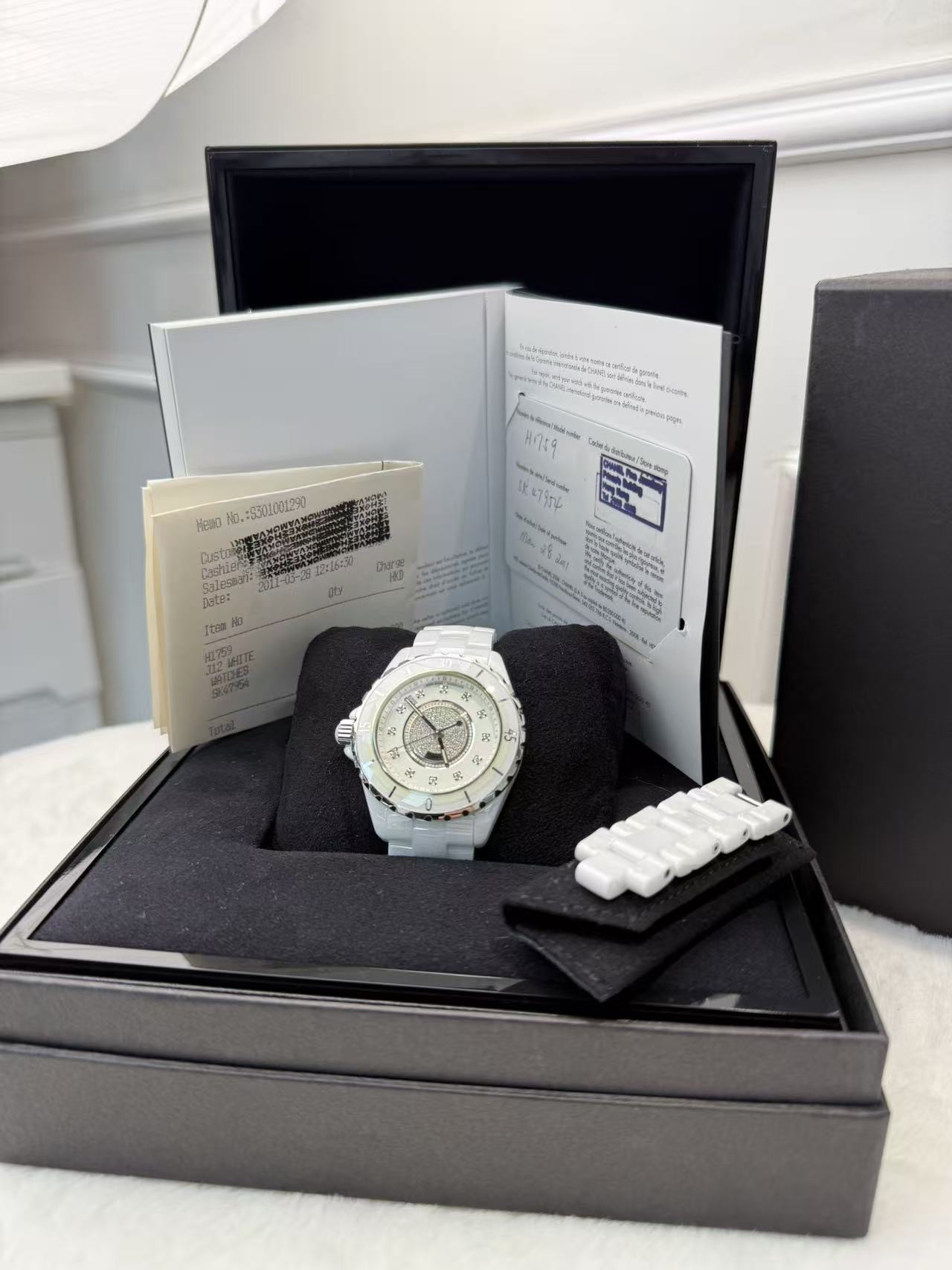 CHANEL J12手錶 H1759 石英機芯 