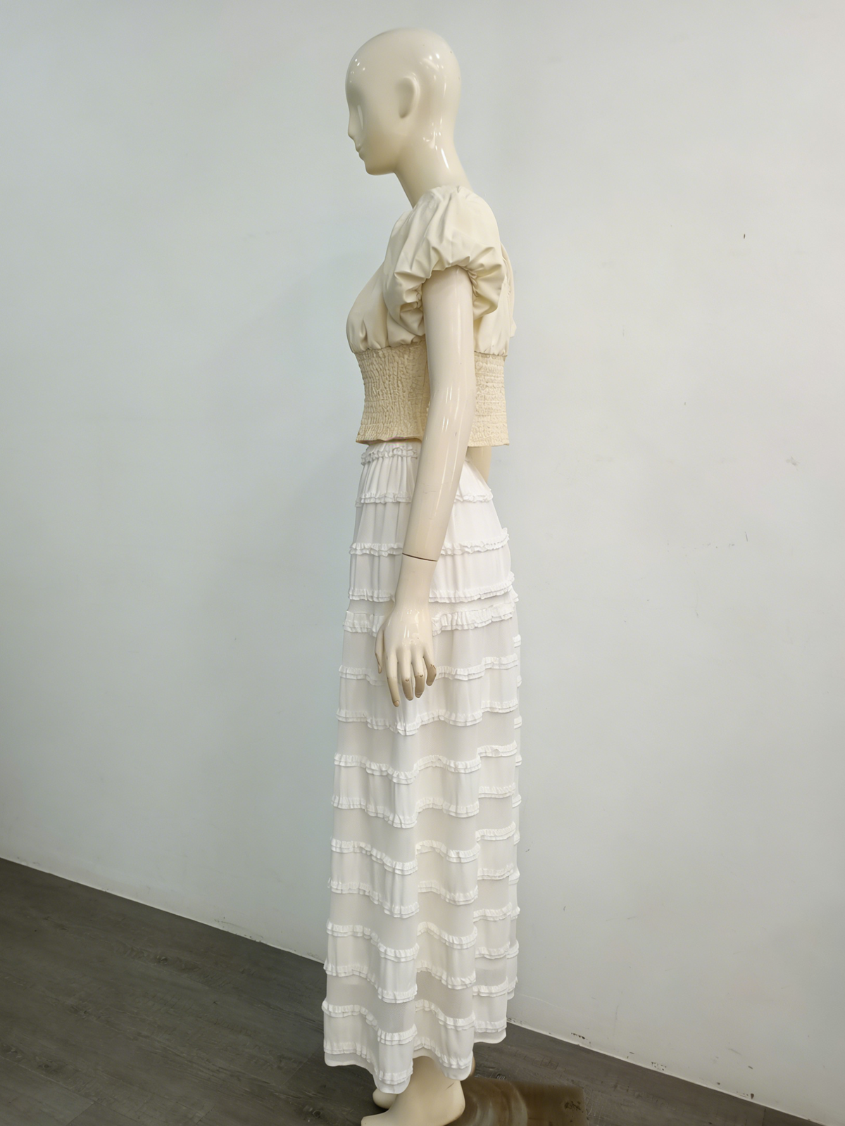 Ethereal Lace Midi Skirt M153