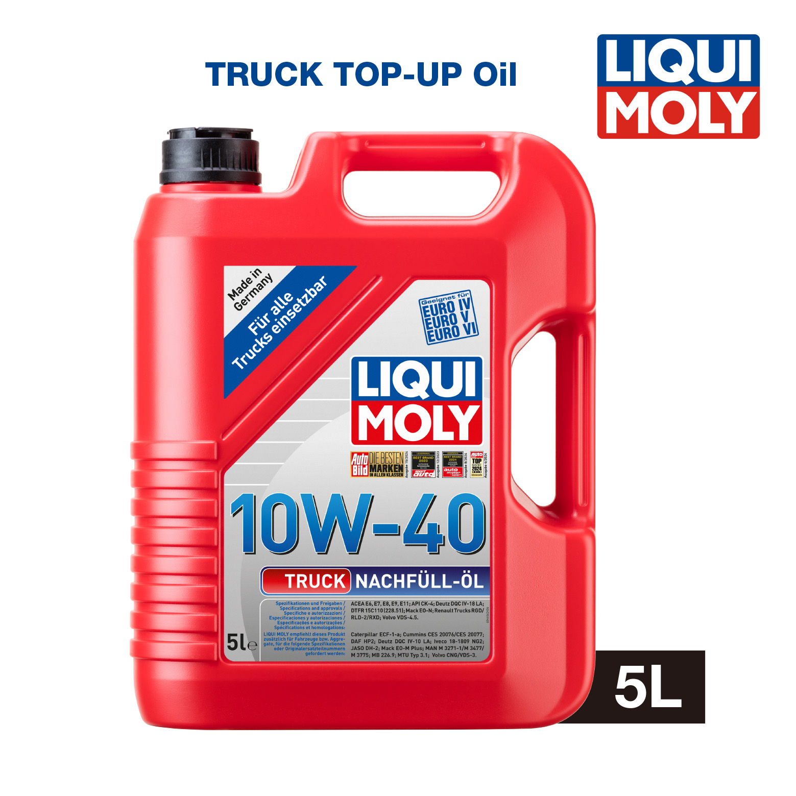 LIQUI MOLY Top-up 10W-40 (5L) 機油/潤滑油/偈油【原裝行貨】
