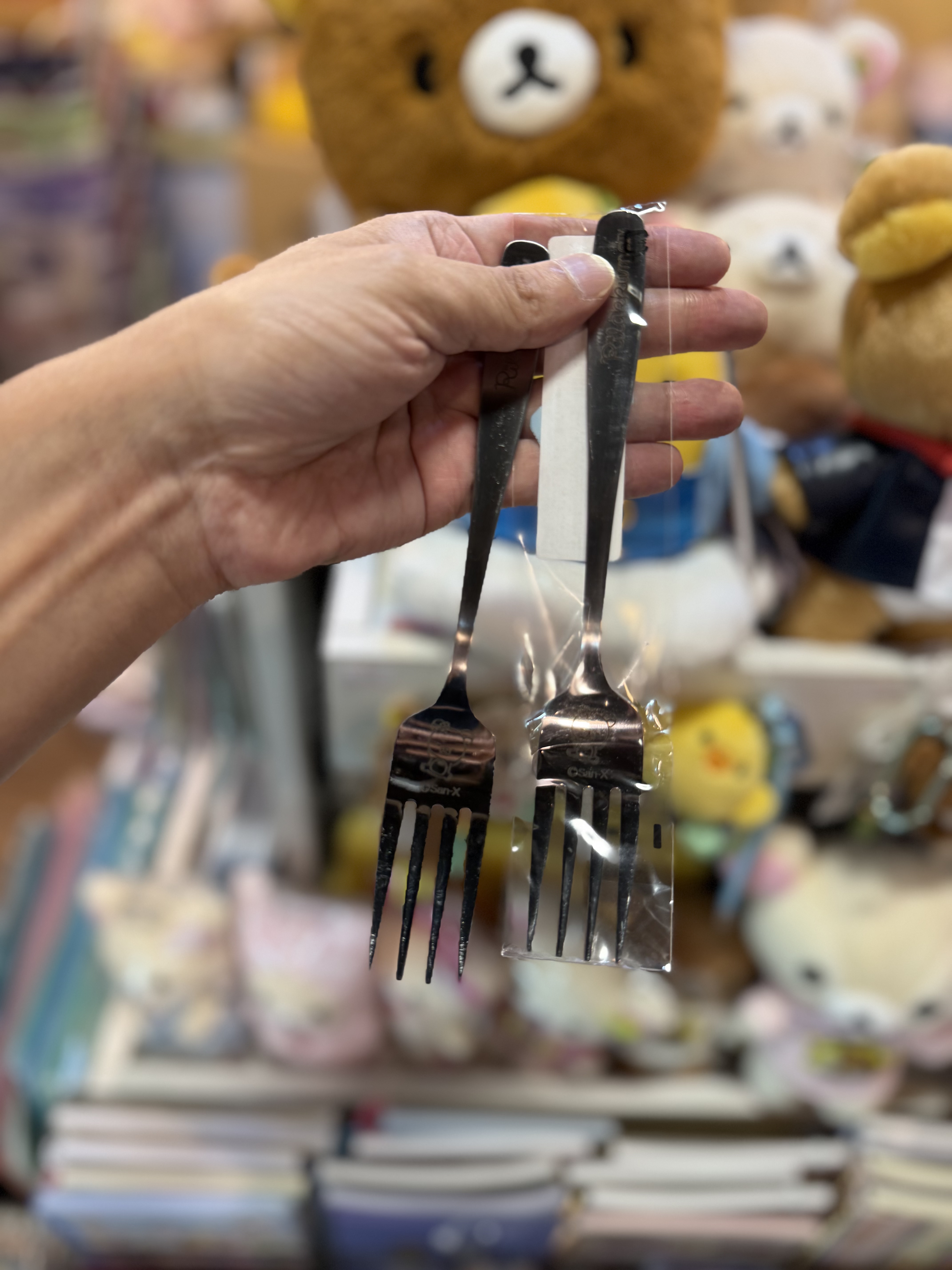 《現貨》全新日本專店限定日本製小白熊不鏽鋼叉