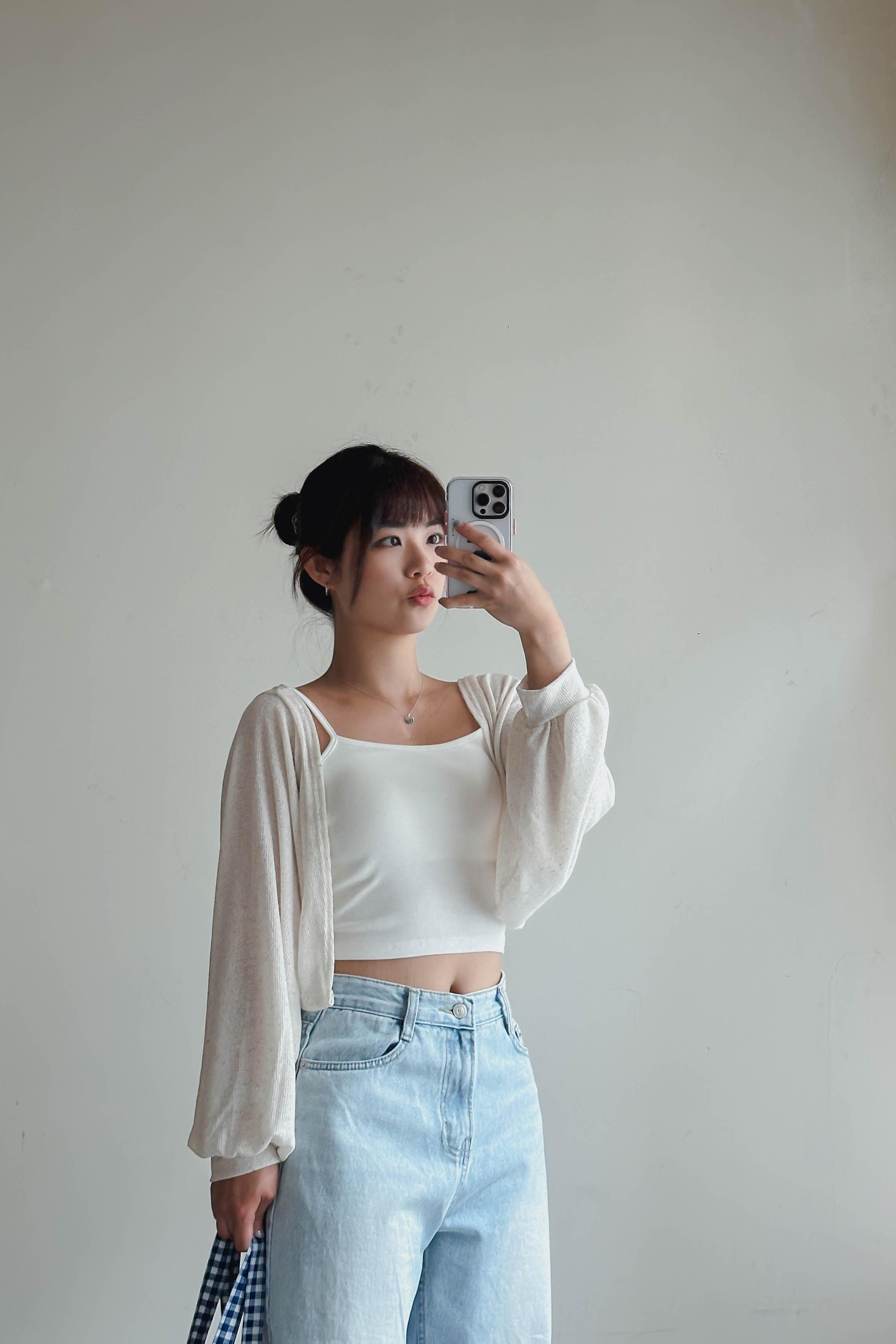 【帶胸墊】親膚修副乳Bra Top (兩色)