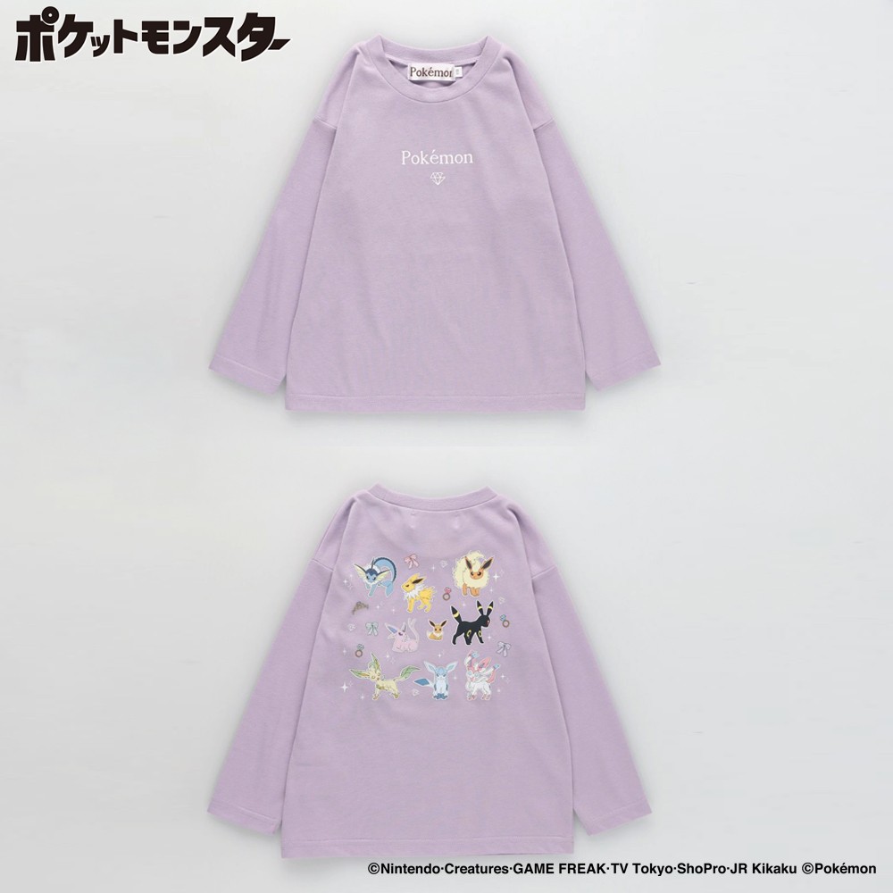 🆕【⭐訂購⭐】 🇯🇵日本直送 🌀#Pokemon 前後印花長袖Tee［6款選］🌀 [ELIA-0051][261008]