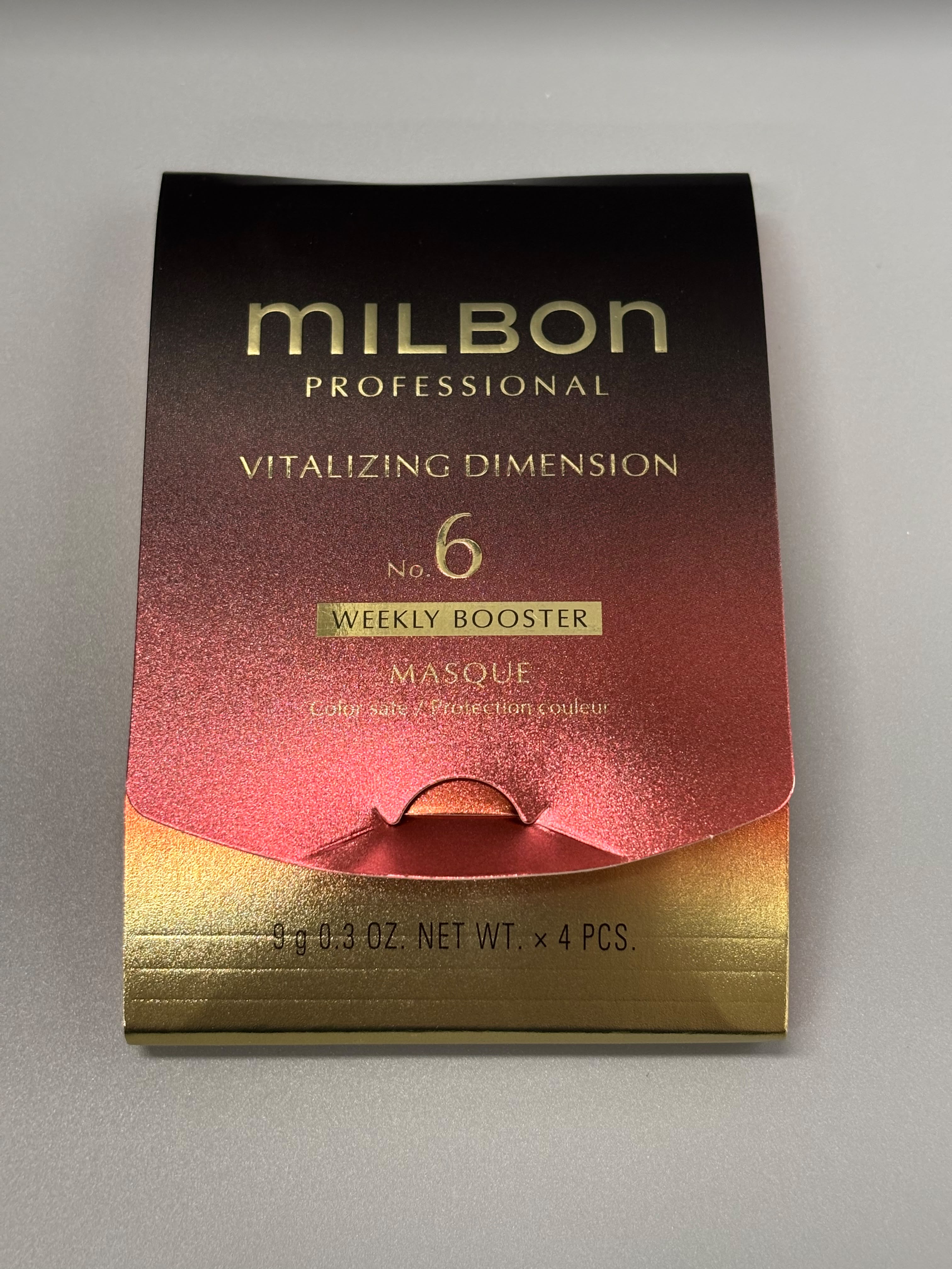 Milbon VITALIZING DIMENSION Weekly Booster Masque 喚彈系列燙染受損髪質專用焗油 9gx4