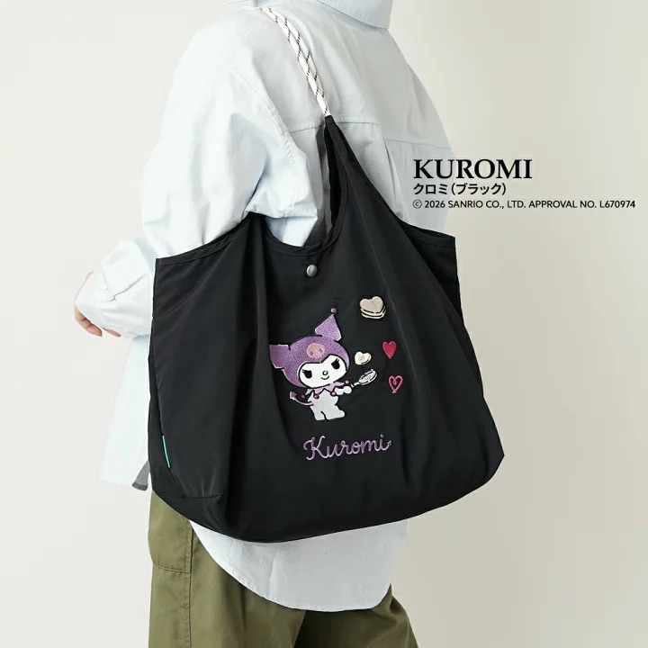 日本預訂📍日本Sanrio刺繡圖案輕身款Tote Bag