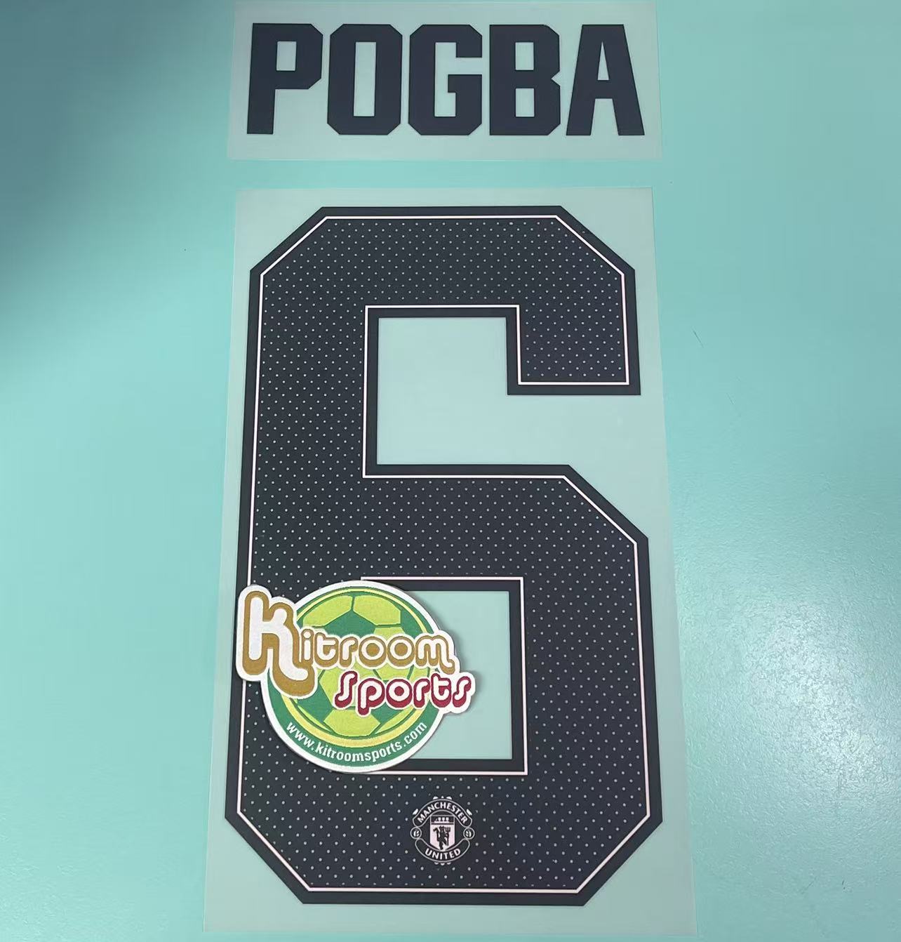 2018-19 Manchester United Away UCL Nameset #6 POGBA