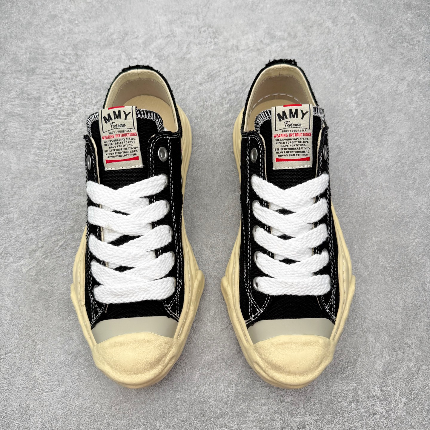 Maison Mihara Yasuhiro MMY "Hank" OG Sole Canvas Low-top Sneaker