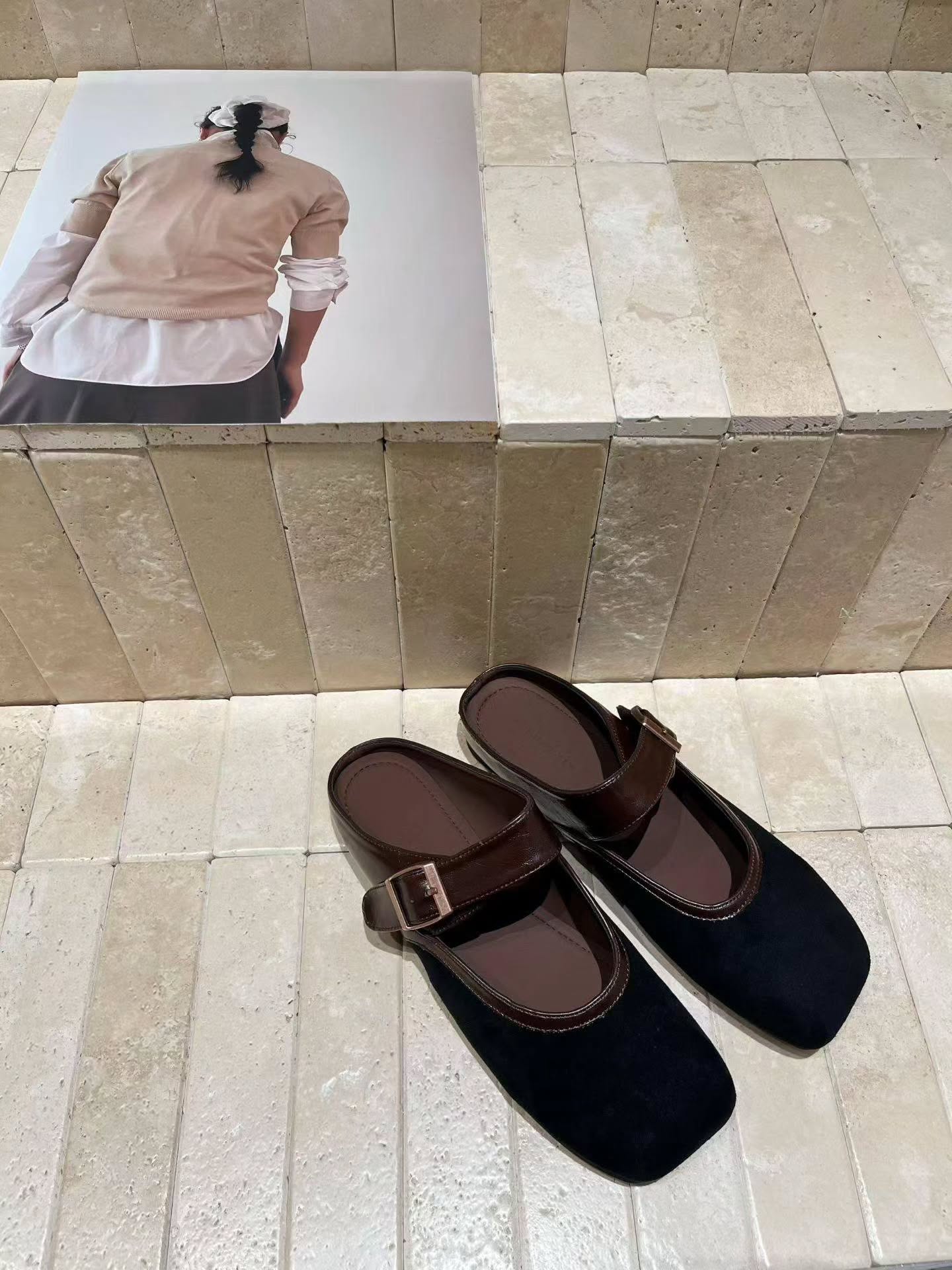 2583-3 复古气质半包鞋 🇨🇳