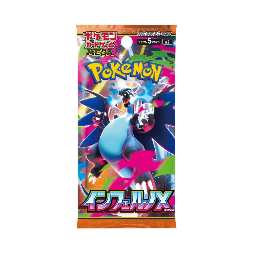 Pokemon寶可夢 - 日本版 PTCG M2 MEGA Inferno X 原盒原膜 (擴充包 30包/盒) インフェルノX 烈獄狂火X