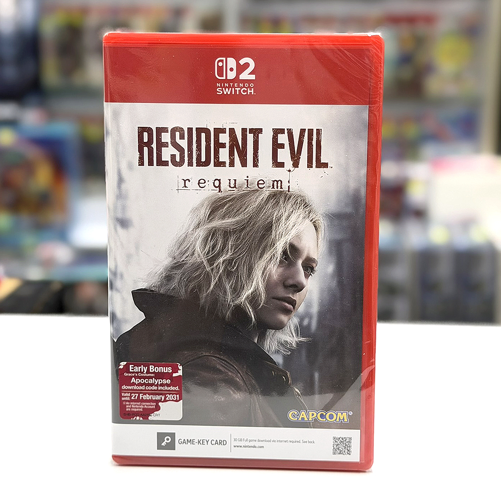 (行版英文封面) Nintendo Switch 2 Biohazard 惡靈古堡 9 安魂曲 NS2 Resident Evil Requiem (中英日文字幕)