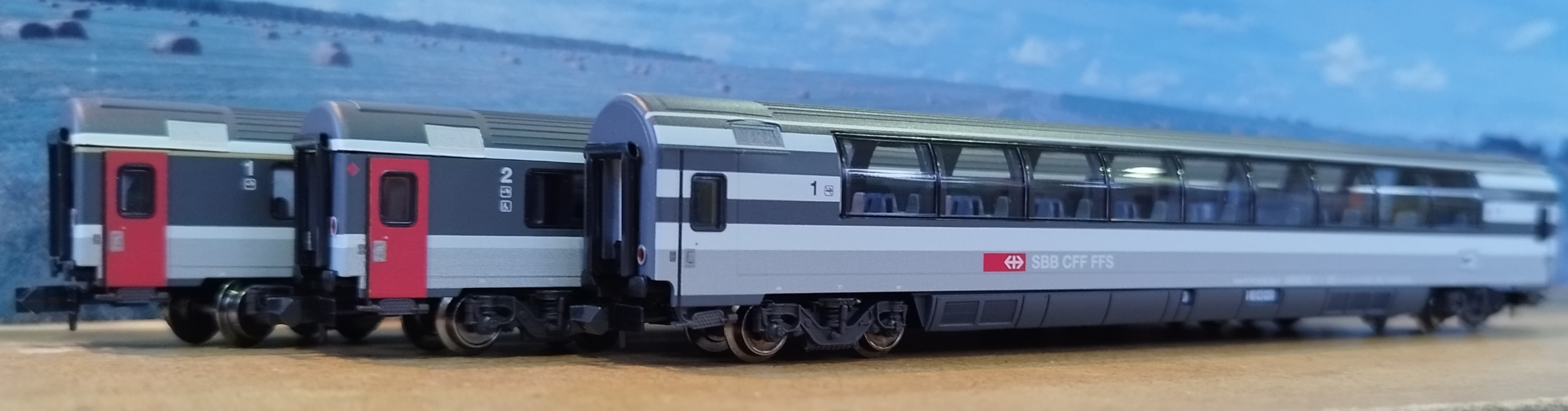 Minitrix SBB SRm EuroCity Panorama Car