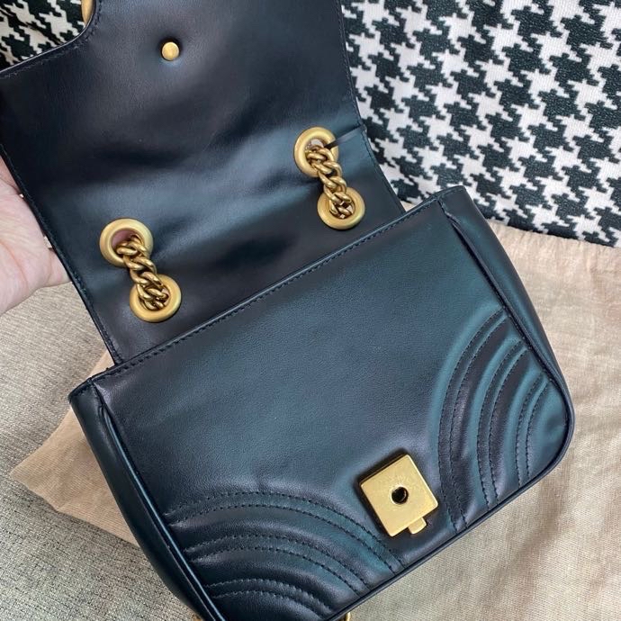 【預訂貨品】GUCCI 黑金方胖子