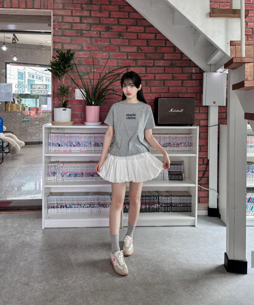 Marie Claire Basic Logo Tee