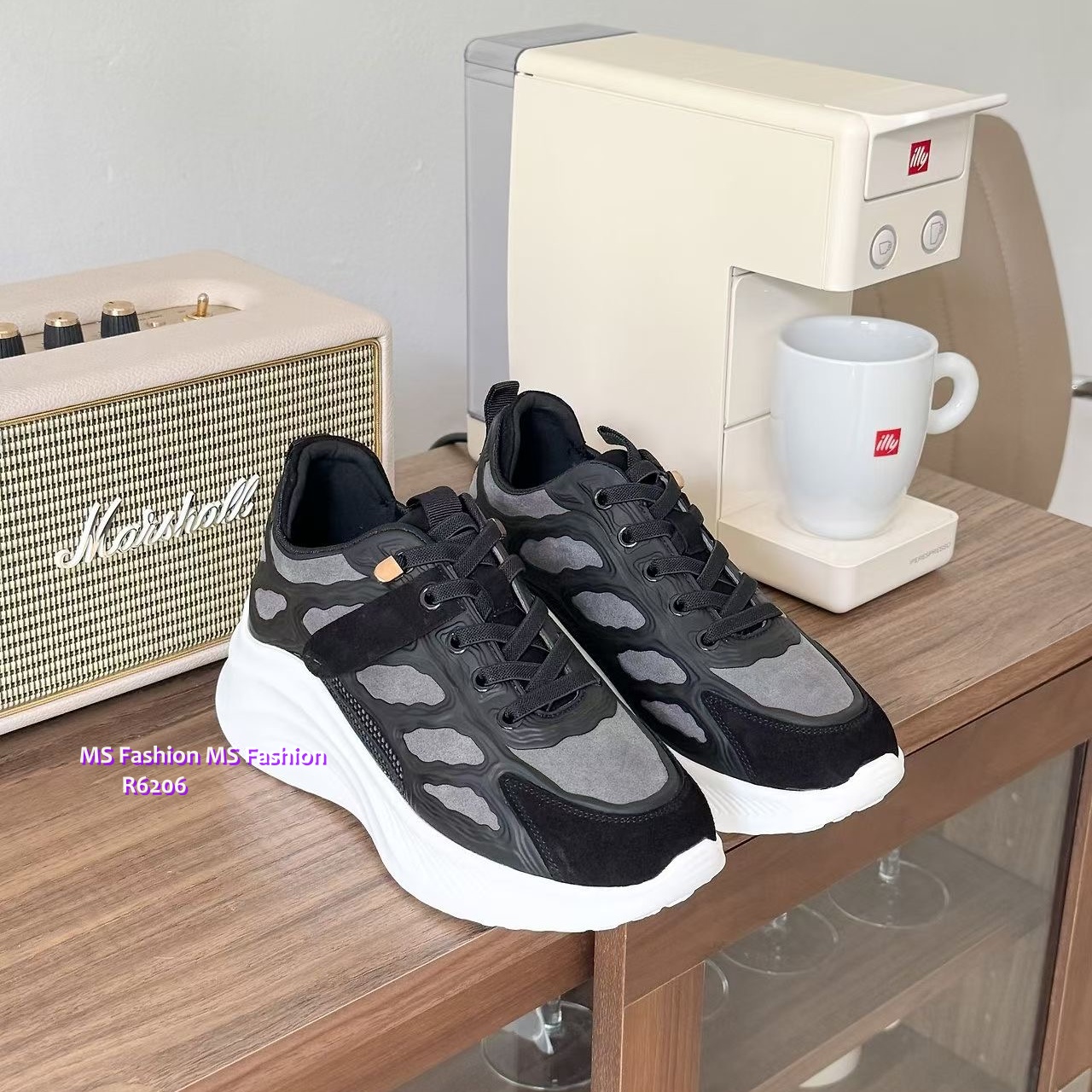 R6206 韓國🇰🇷型格拼皮波鞋