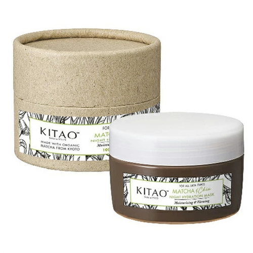 日本製 KITAO 抹茶 睡眠面膜 ｜天然保濕美肌｜免沖洗夜間面膜 100g