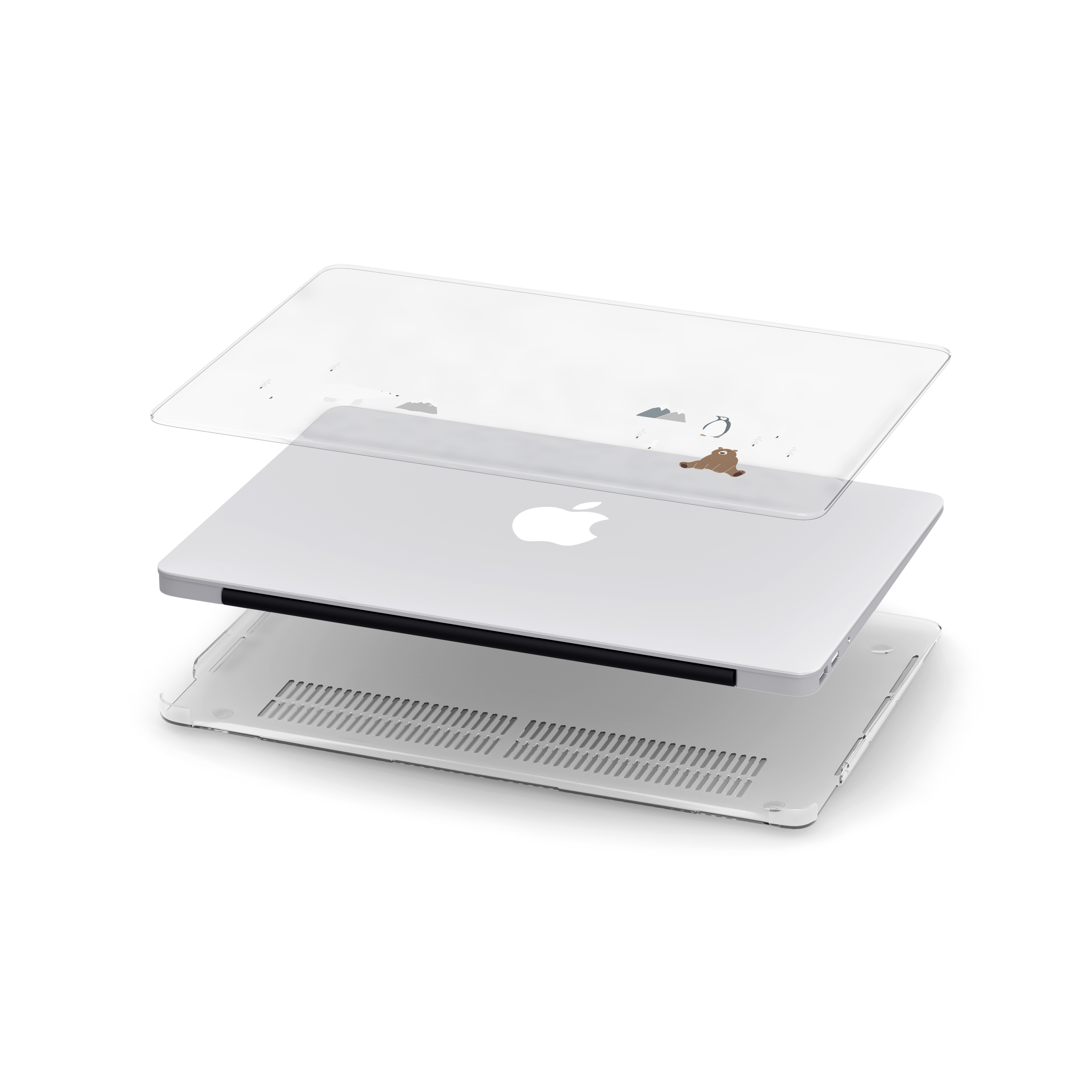 【The Polar Story】Transparent MacBook Protective Case